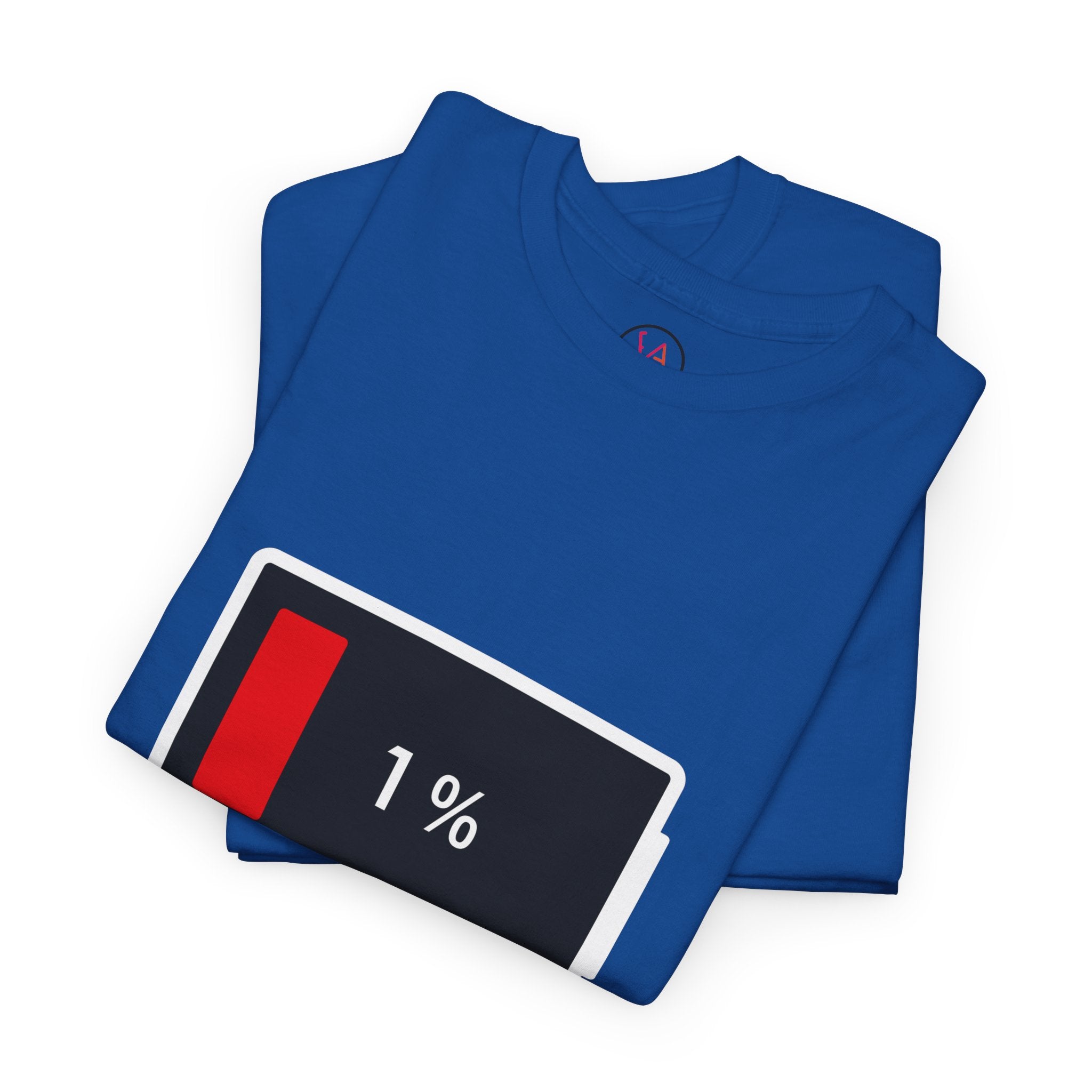 Low Battery Icon Unisex Cotton T-Shirt