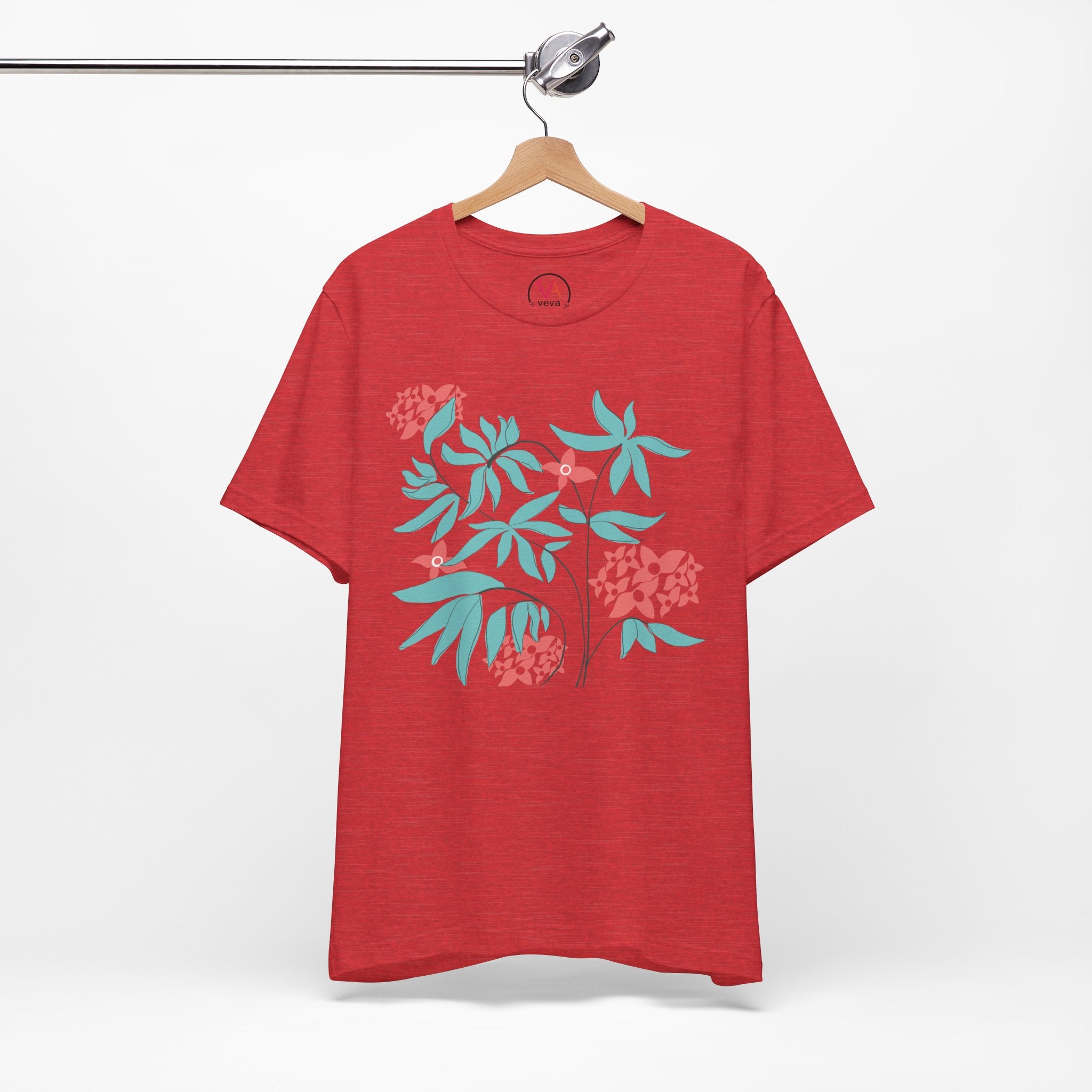 Floral Graphic Unisex Cotton T-Shirt