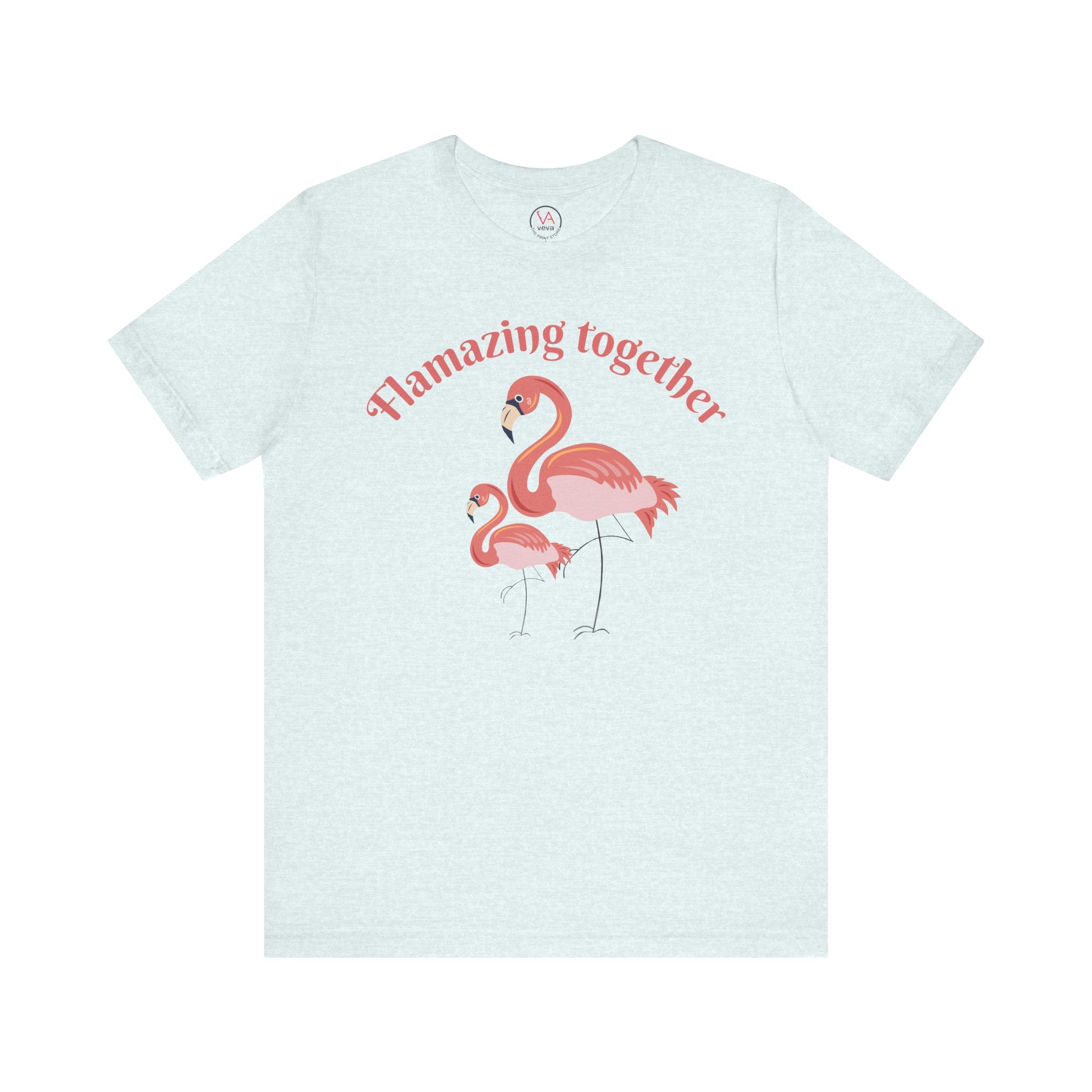 Flamingo Printed Unisex 100% Cotton T-Shirt