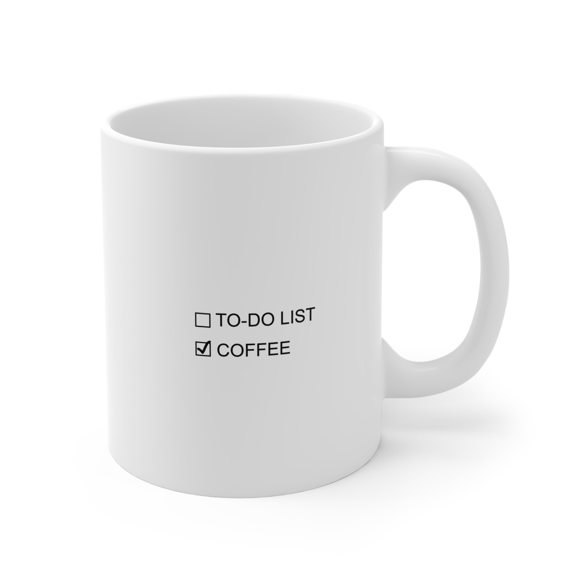 Coffee Lover's To-Do List Mug