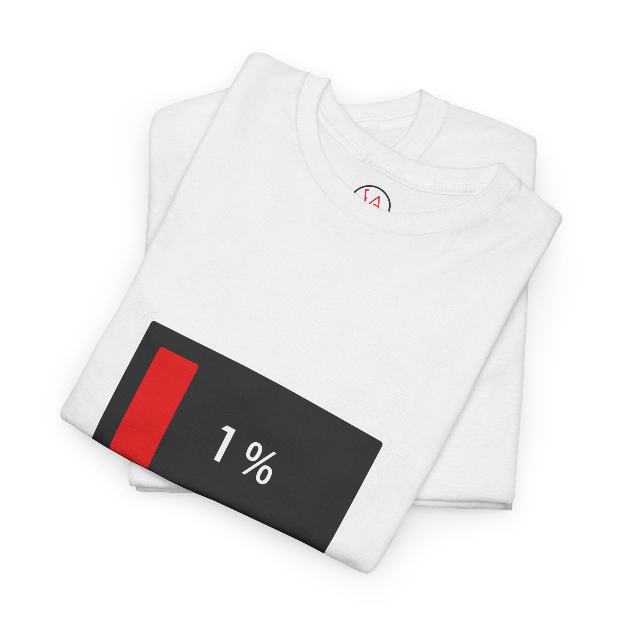 Low Battery Icon Unisex Cotton T-Shirt