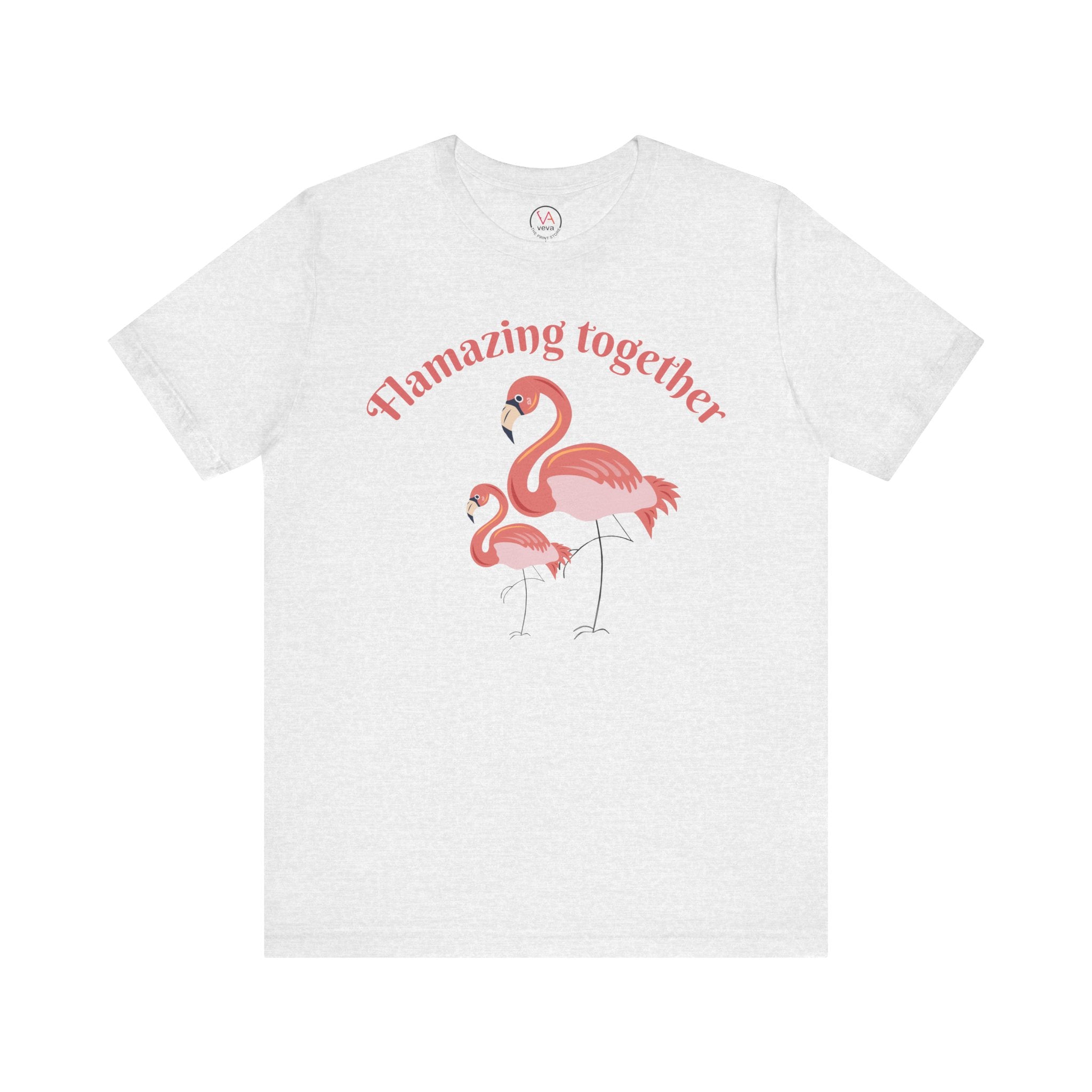 Flamingo Printed Unisex 100% Cotton T-Shirt