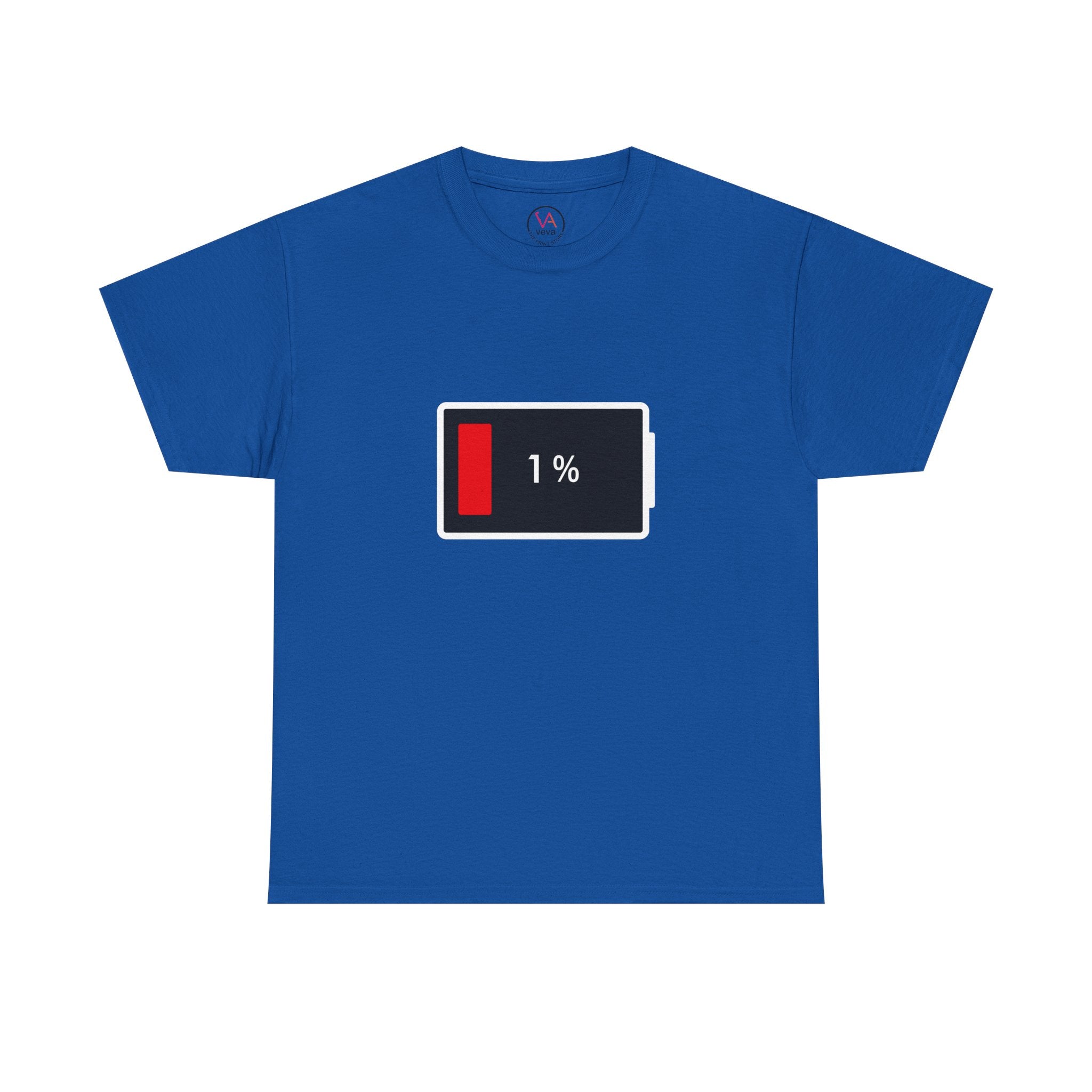 Low Battery Icon Unisex Cotton T-Shirt