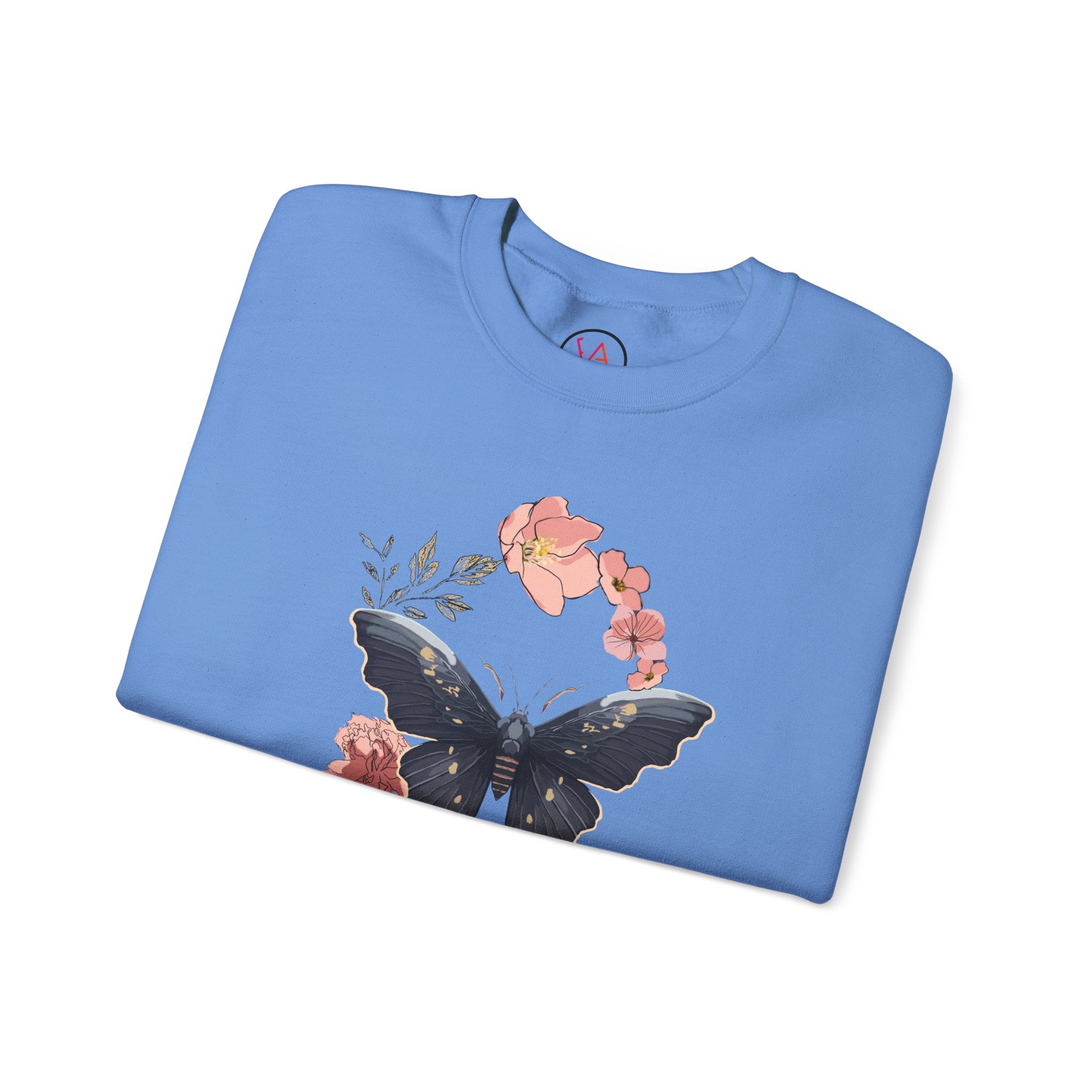 Cozy Unisex  Butterfly Floral Sweatshirt