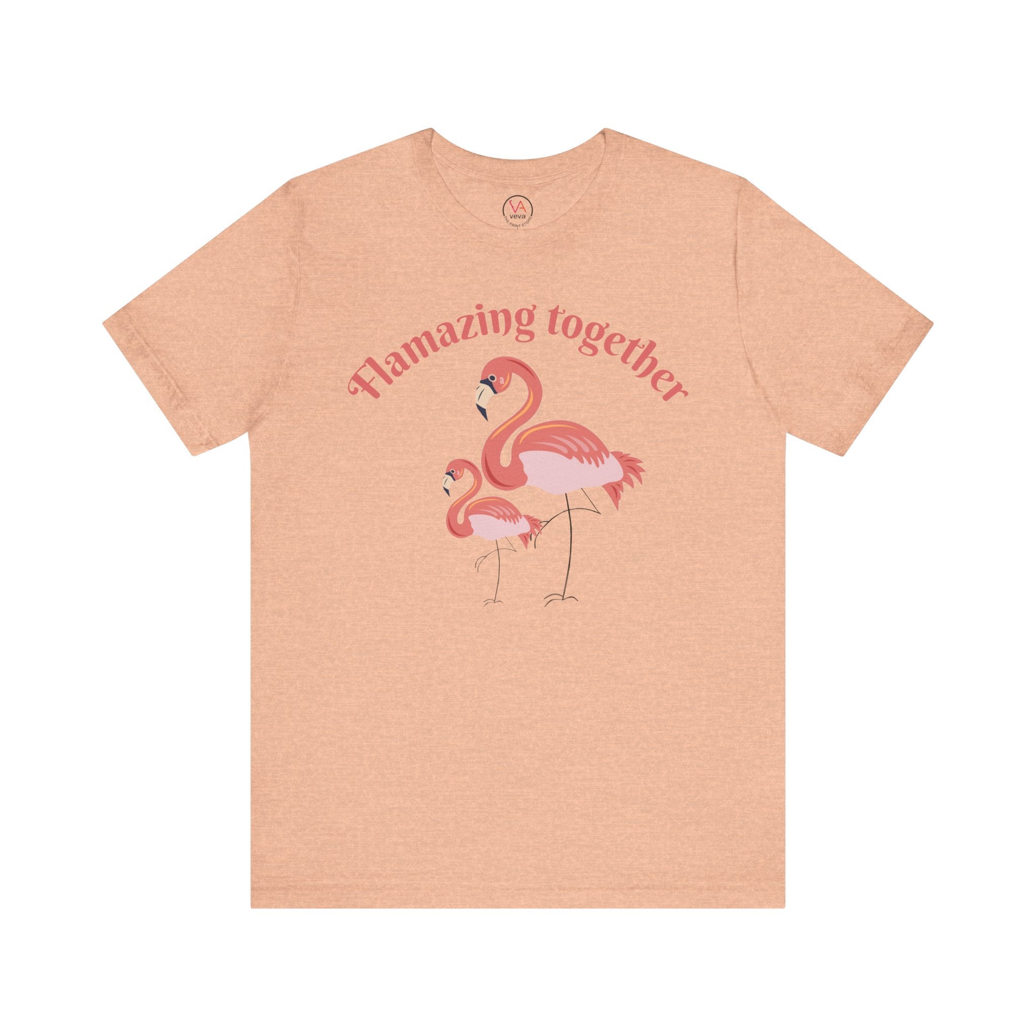 Flamingo Printed Unisex 100% Cotton T-Shirt