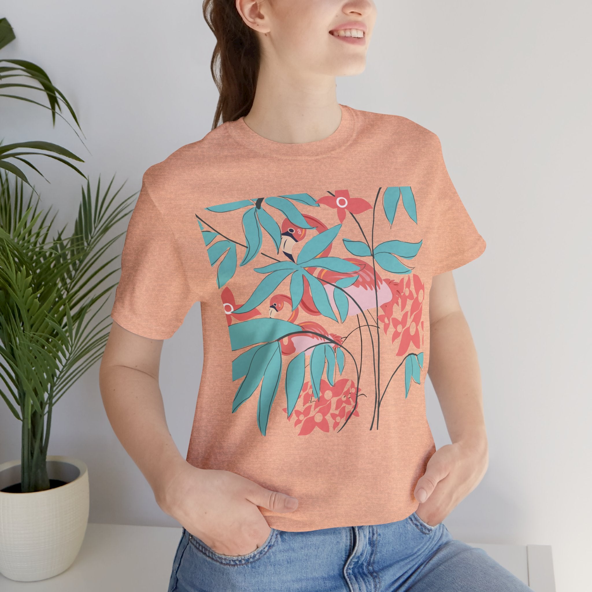 Unisex Soft Cotton Short Sleeve T-Shirt for Active and Leisure Wear