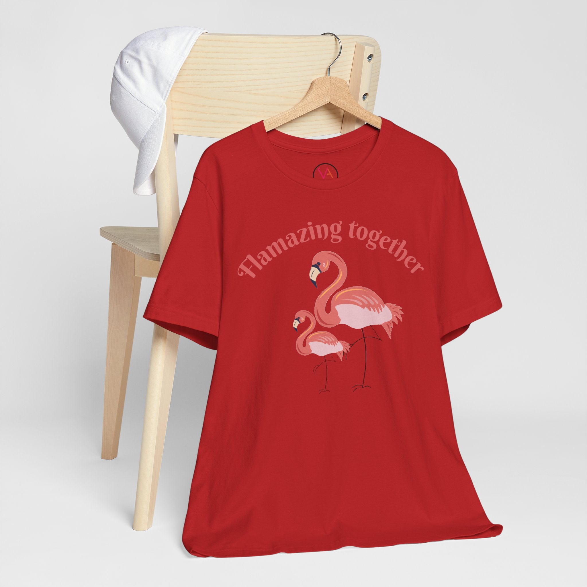 Flamingo Printed Unisex 100% Cotton T-Shirt