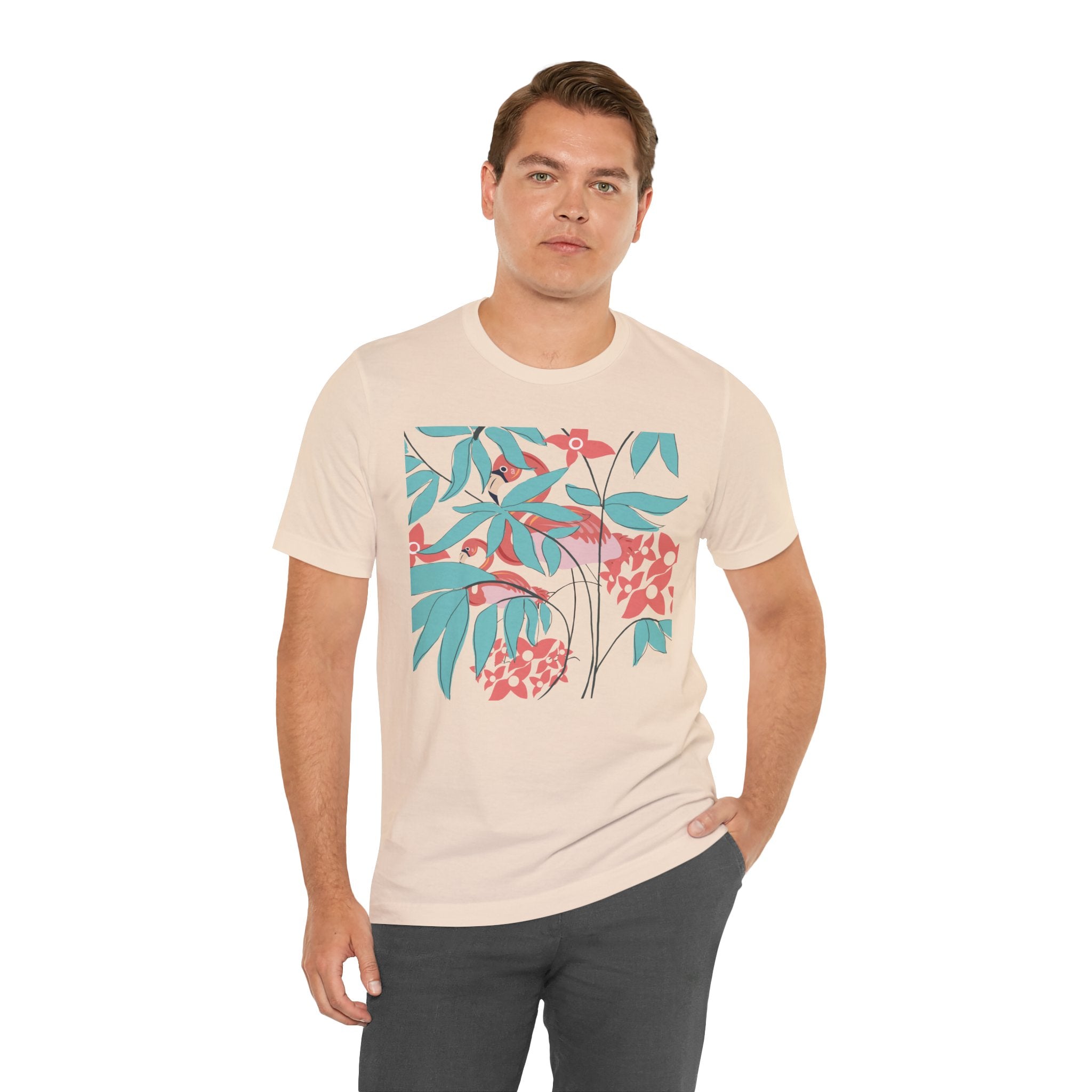 Unisex Soft Cotton Short Sleeve T-Shirt for Active and Leisure Wear