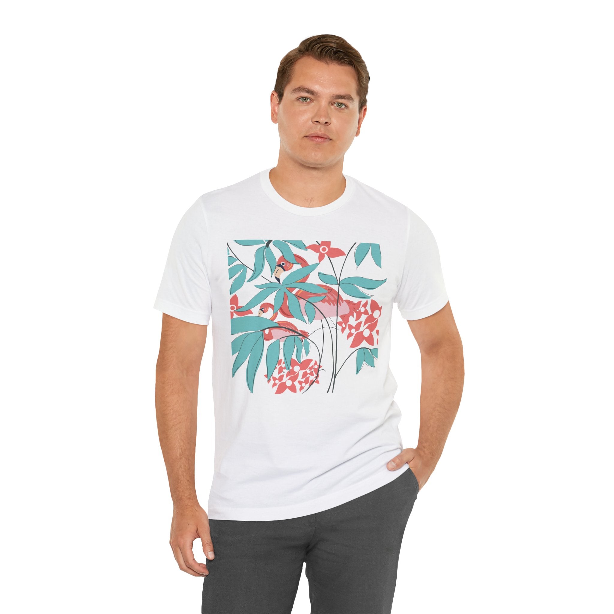 Unisex Soft Cotton Short Sleeve T-Shirt for Active and Leisure Wear