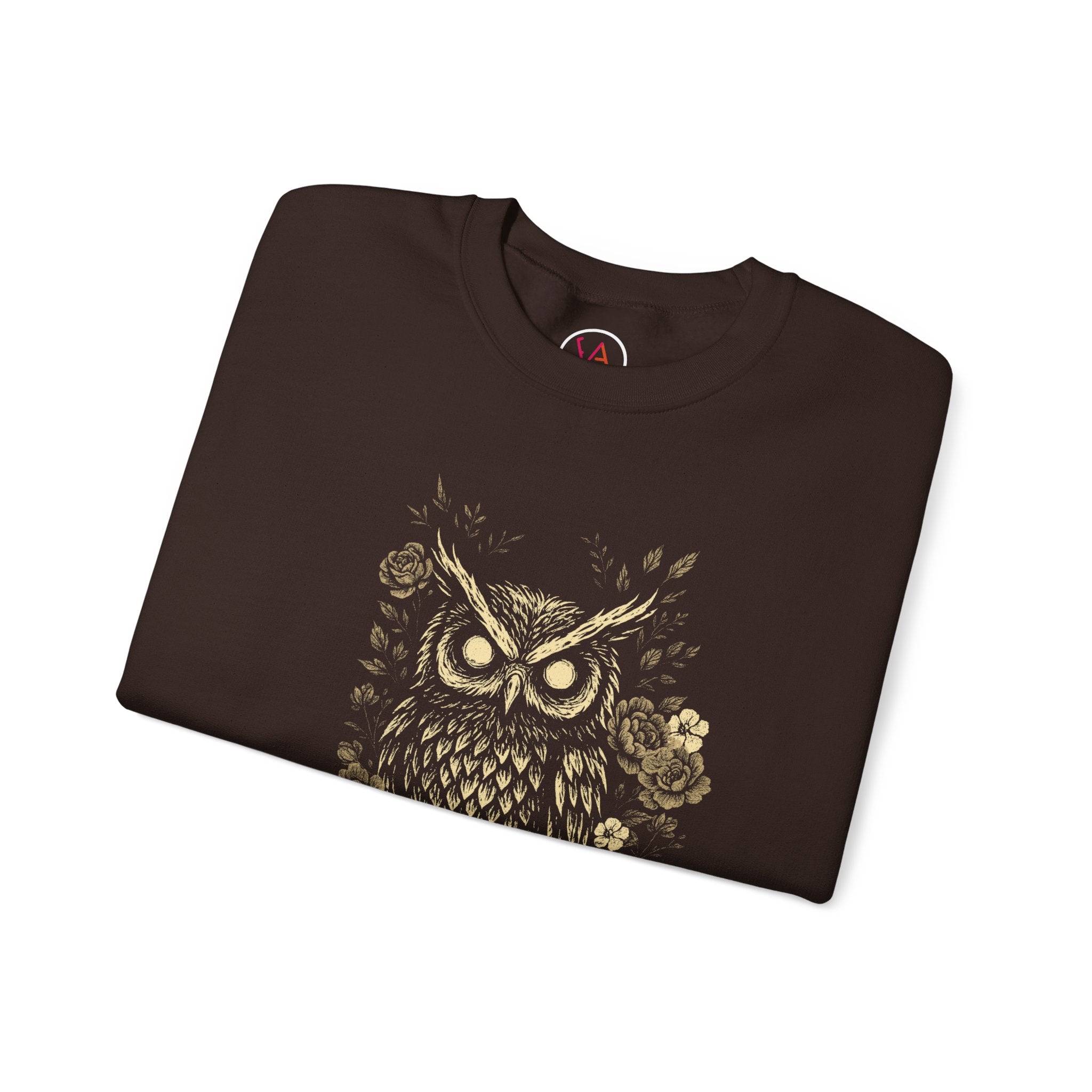 Cozy Unisex Owl Pullover Sweatshirt