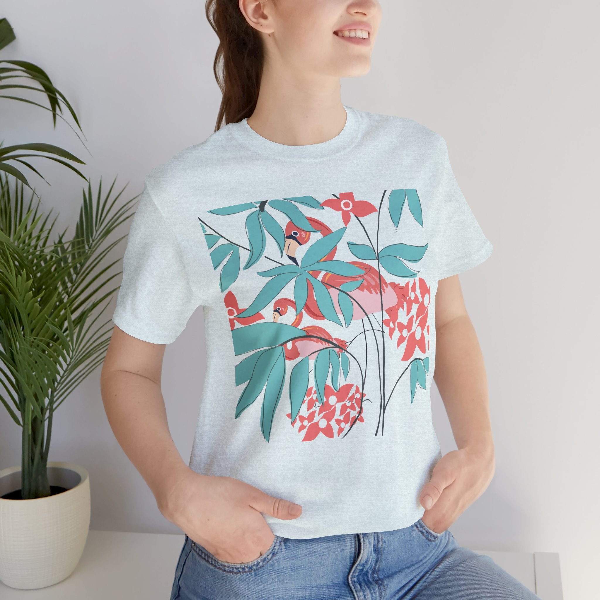 Unisex Soft Cotton Short Sleeve T-Shirt for Active and Leisure Wear