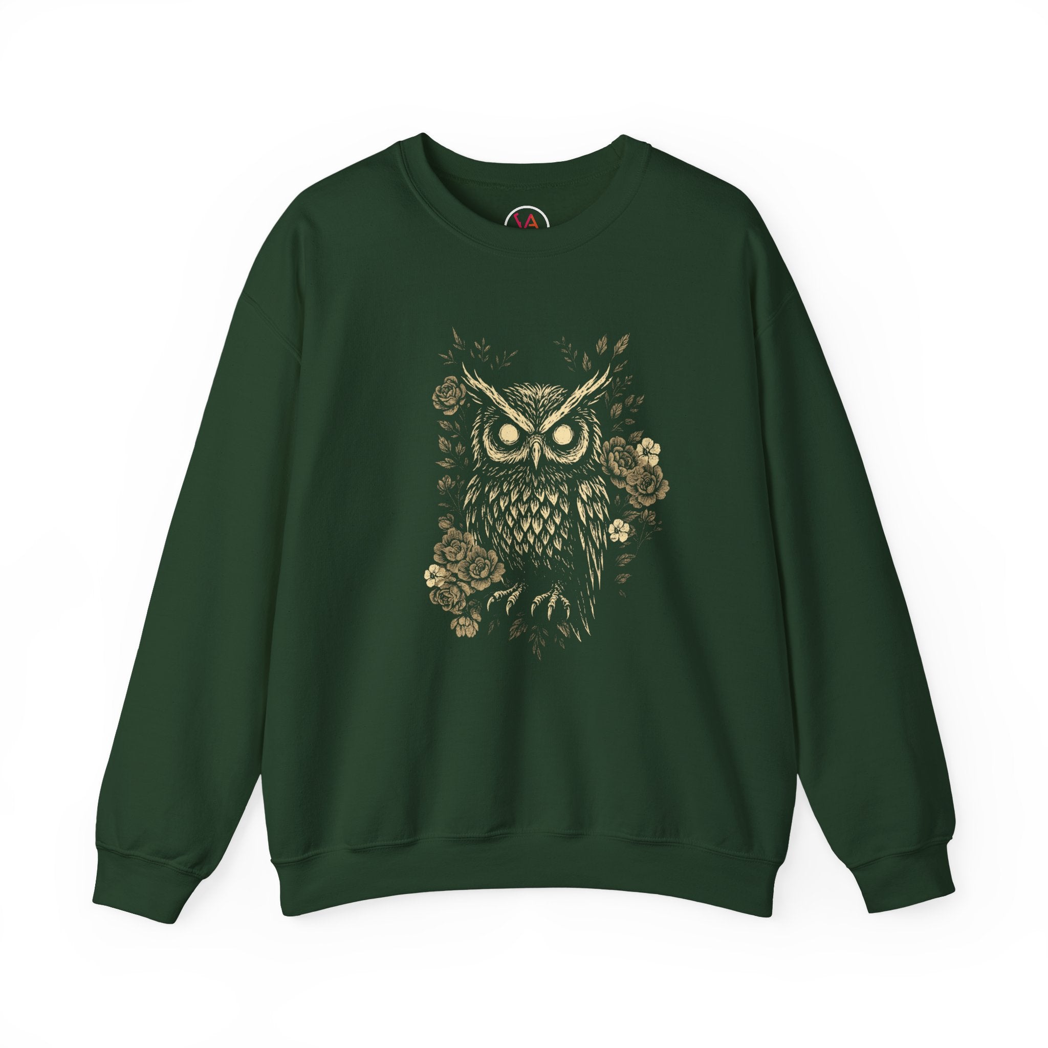 Cozy Unisex Owl Pullover Sweatshirt