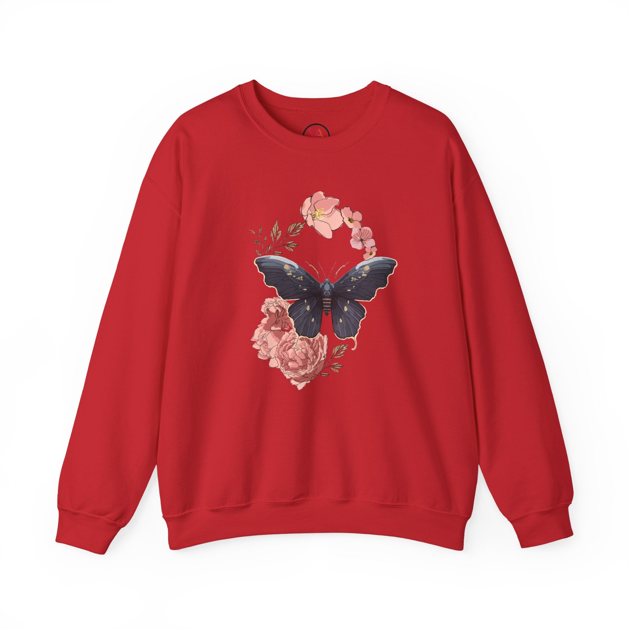 Cozy Unisex  Butterfly Floral Sweatshirt