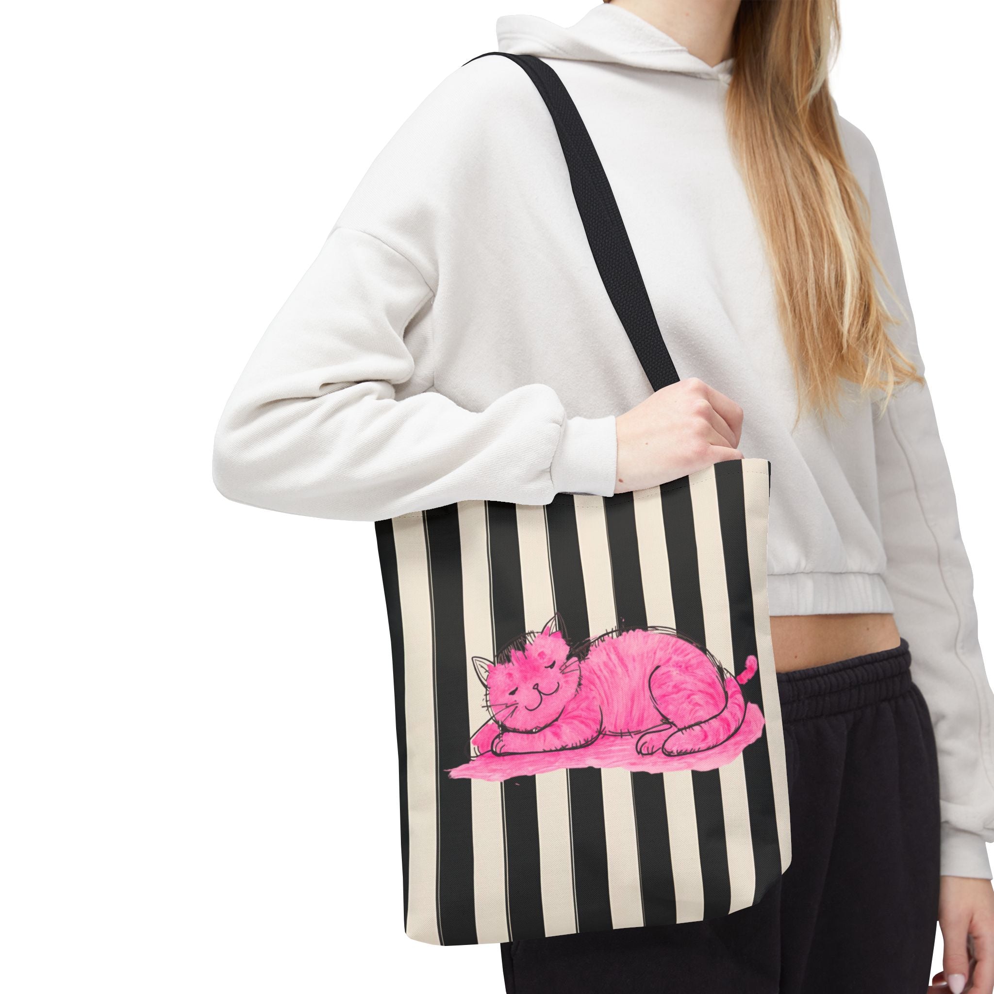 Chic Striped Tote Bag
