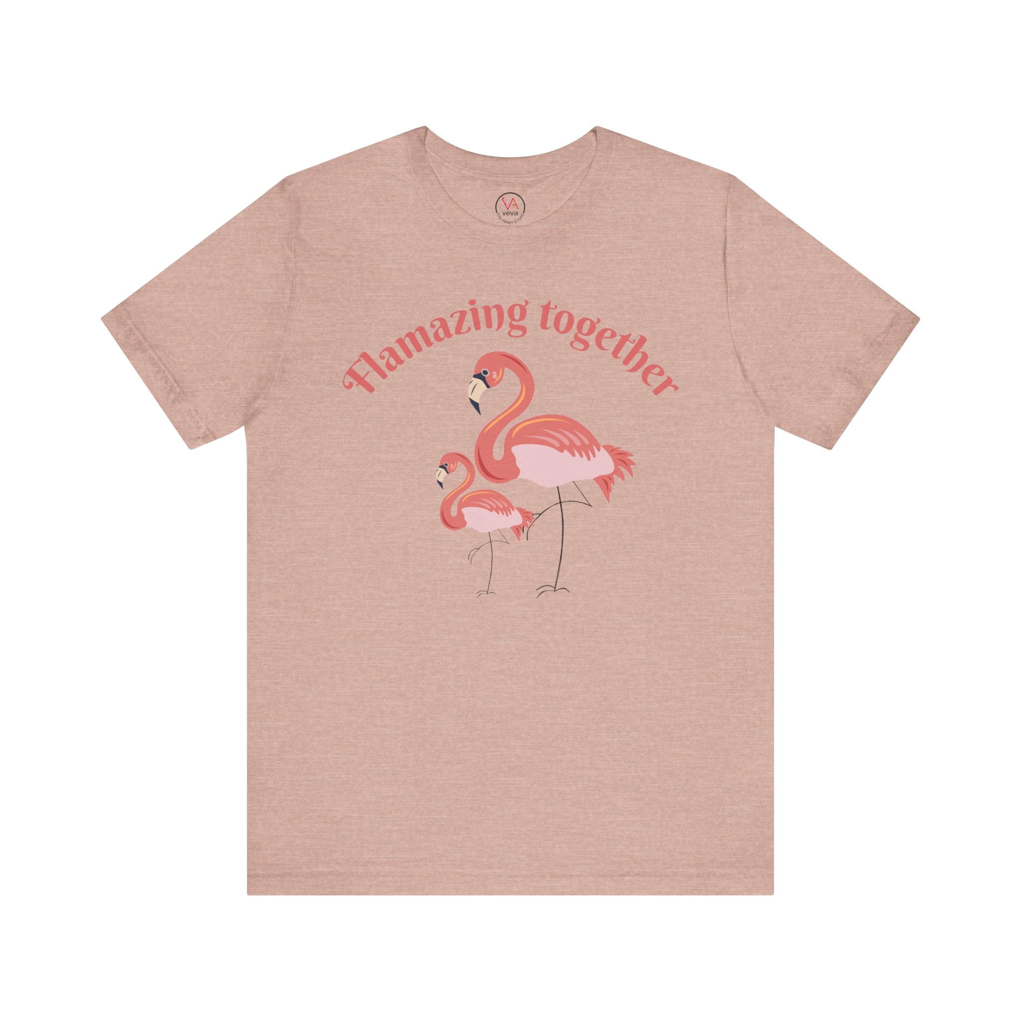 Flamingo Printed Unisex 100% Cotton T-Shirt