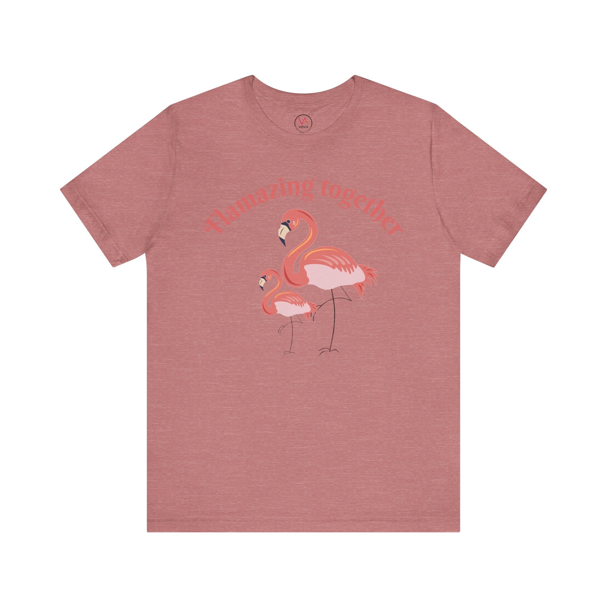 Flamingo Printed Unisex 100% Cotton T-Shirt