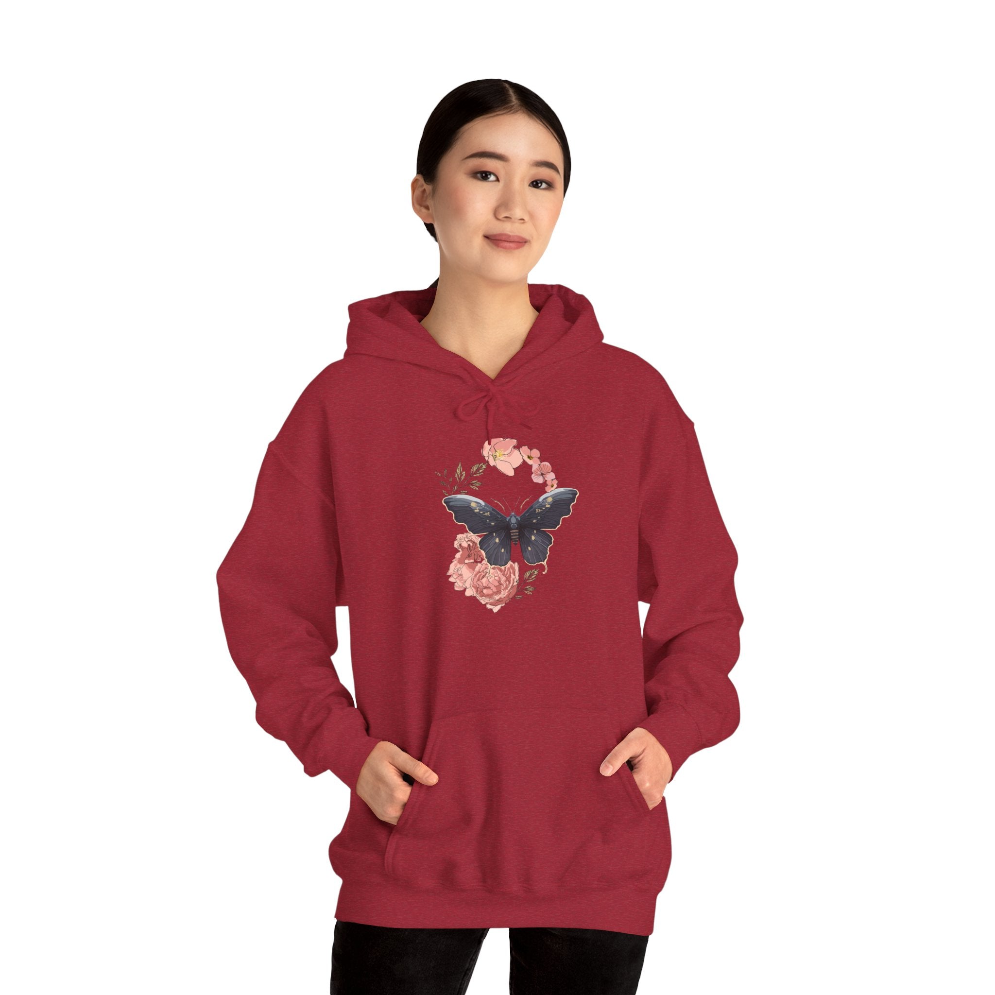 Floral Butterfly Hoodie
