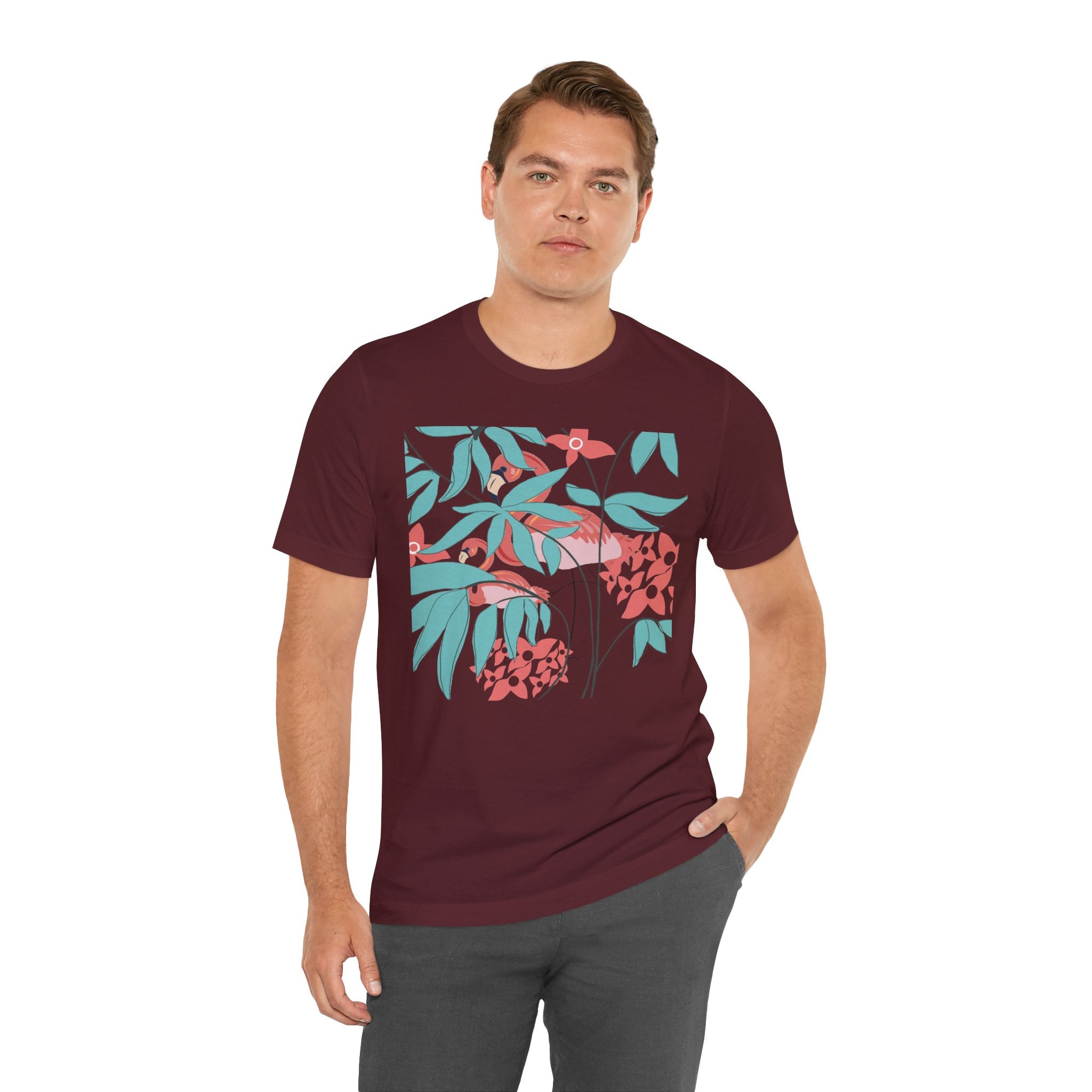 Unisex Soft Cotton Short Sleeve T-Shirt for Active and Leisure Wear