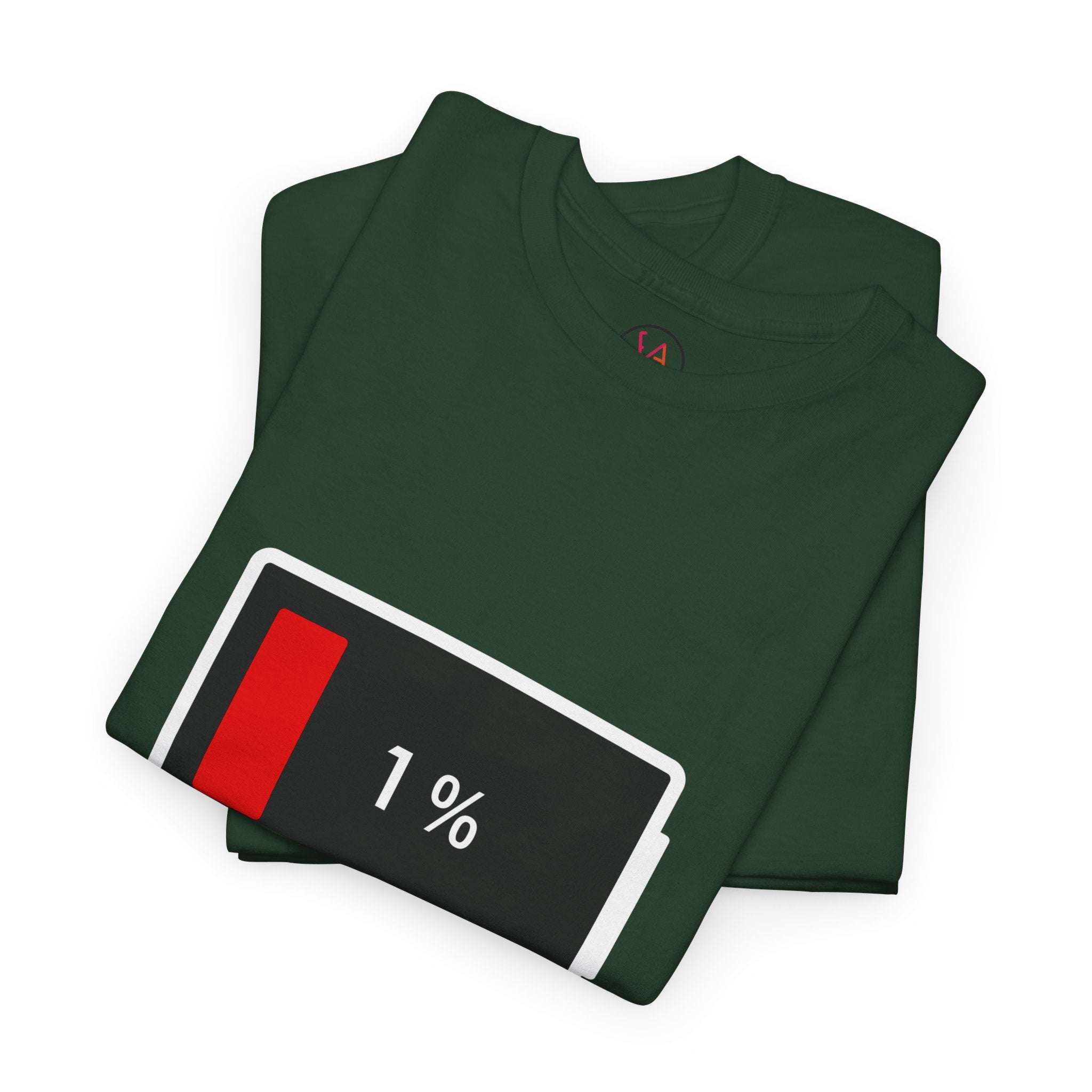 Low Battery Icon Unisex Cotton T-Shirt
