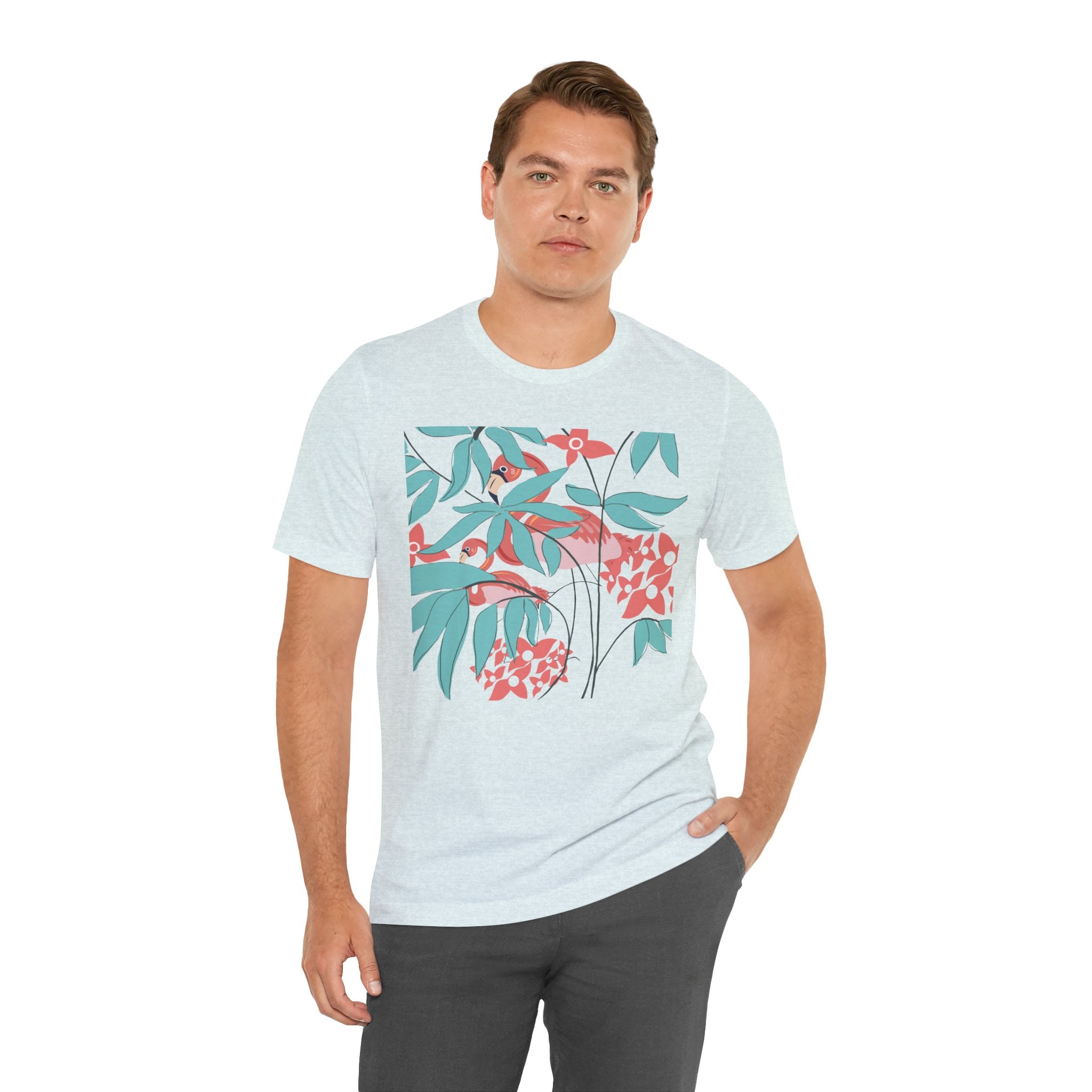 Unisex Soft Cotton Short Sleeve T-Shirt for Active and Leisure Wear