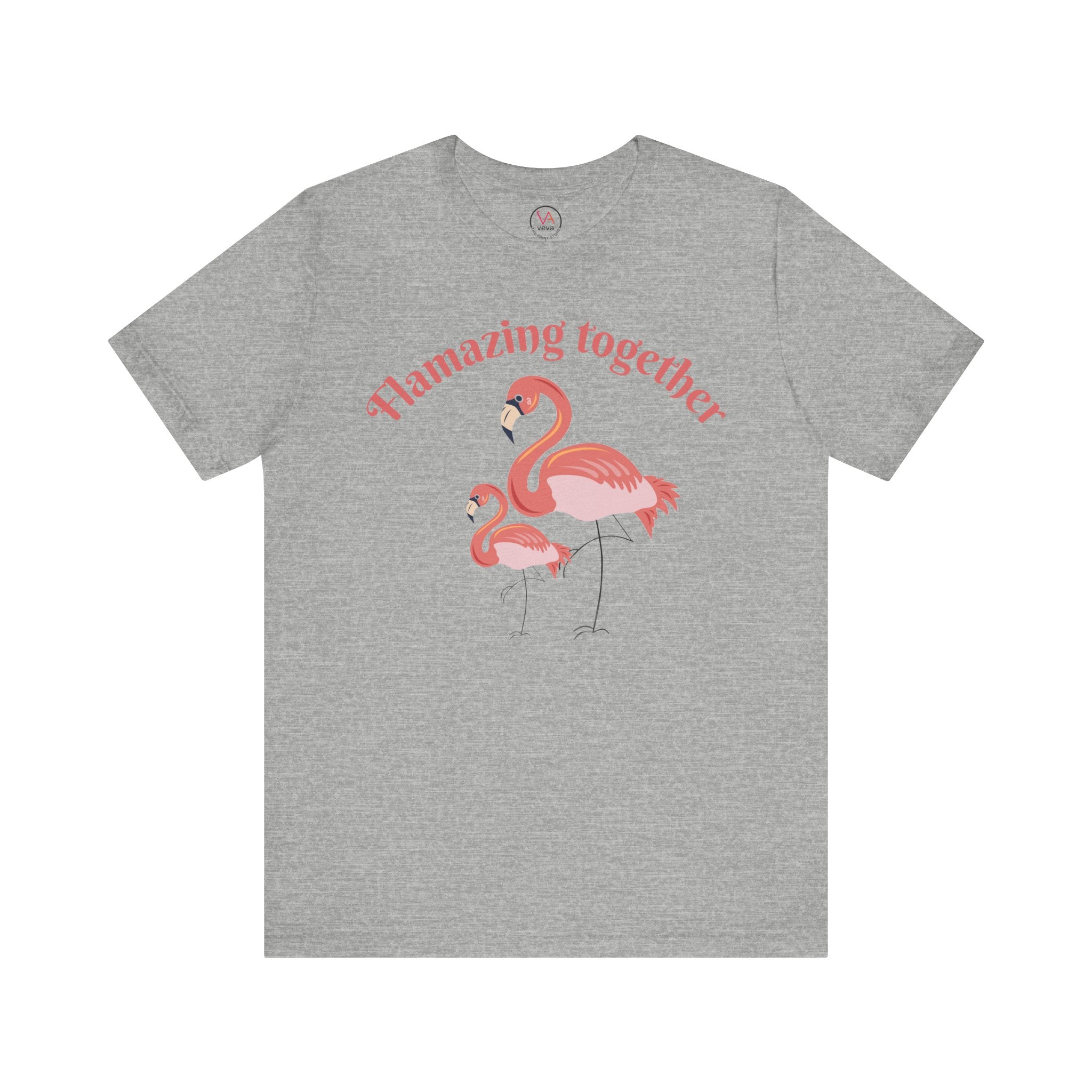 Flamingo Printed Unisex 100% Cotton T-Shirt