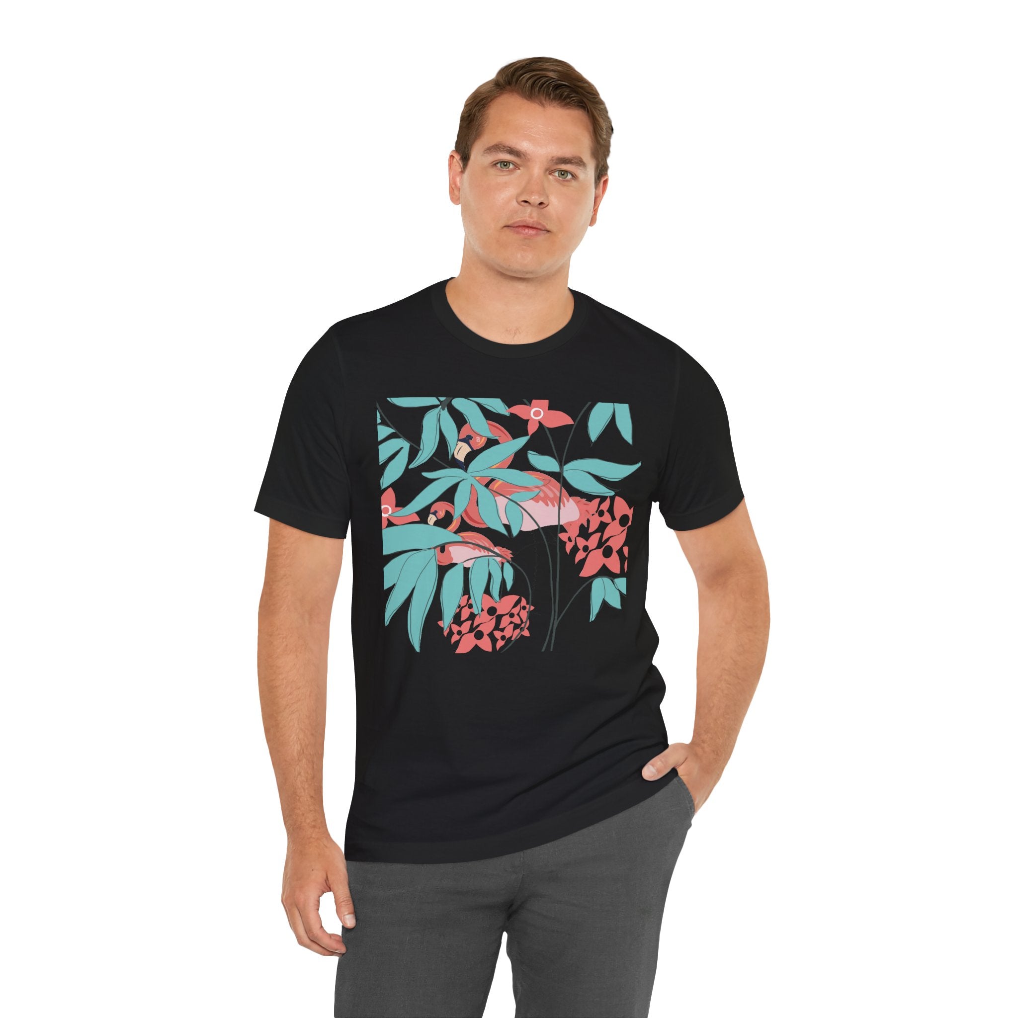 Unisex Soft Cotton Short Sleeve T-Shirt for Active and Leisure Wear