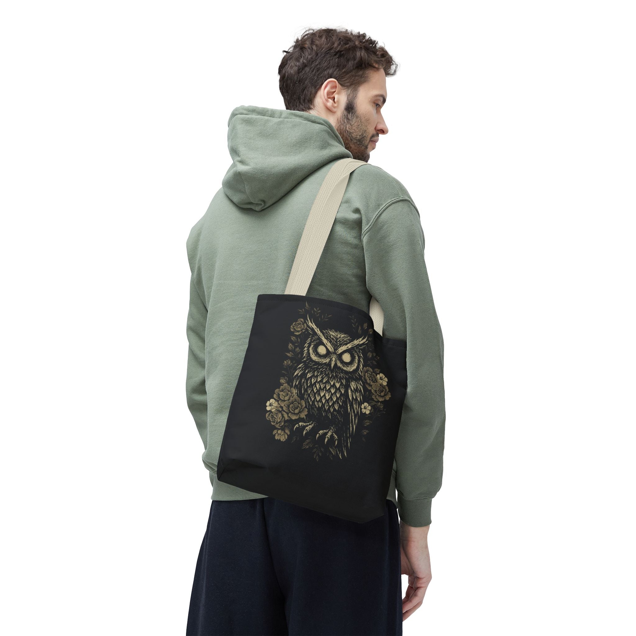 Owl Printed Halloween Tote Bag