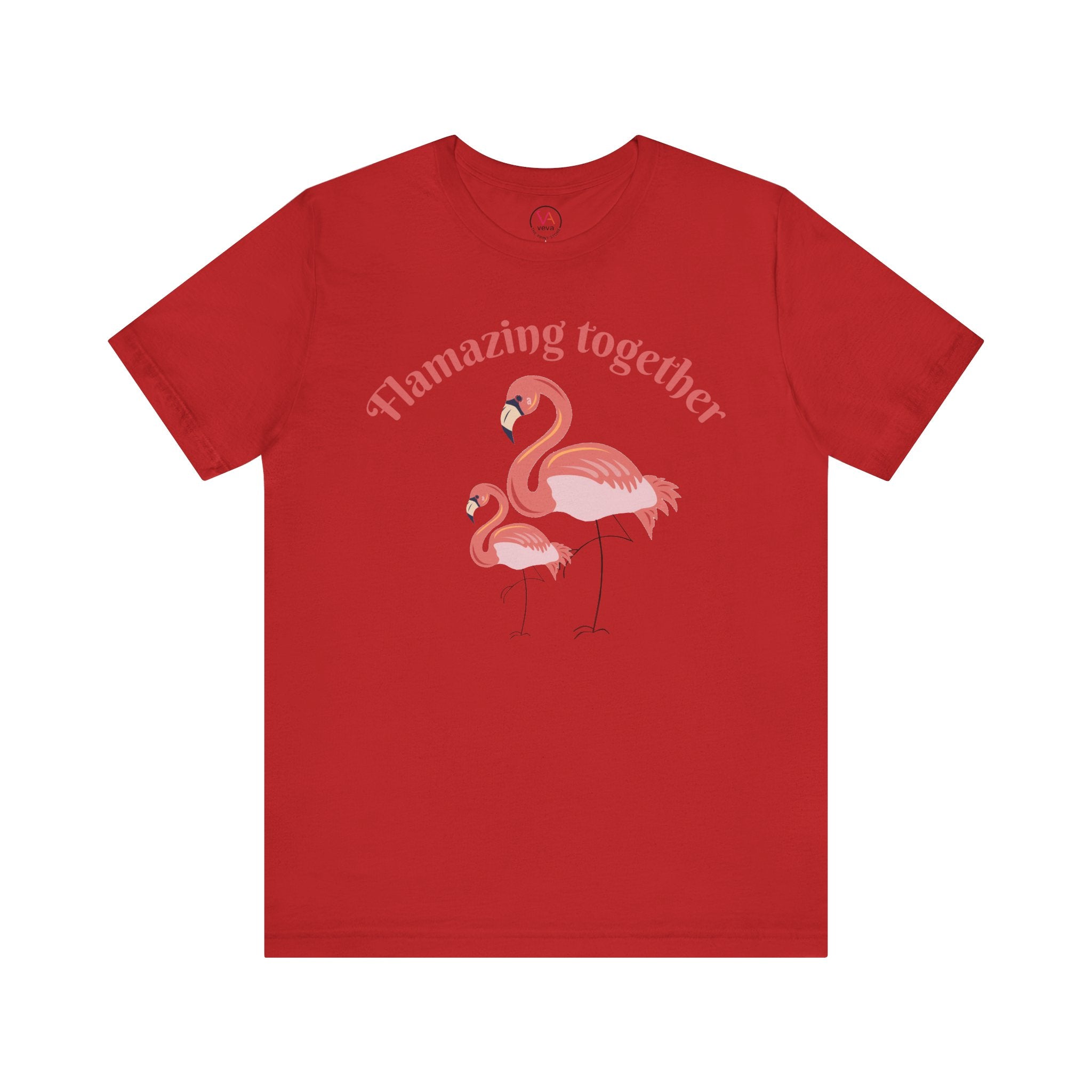 Flamingo Printed Unisex 100% Cotton T-Shirt