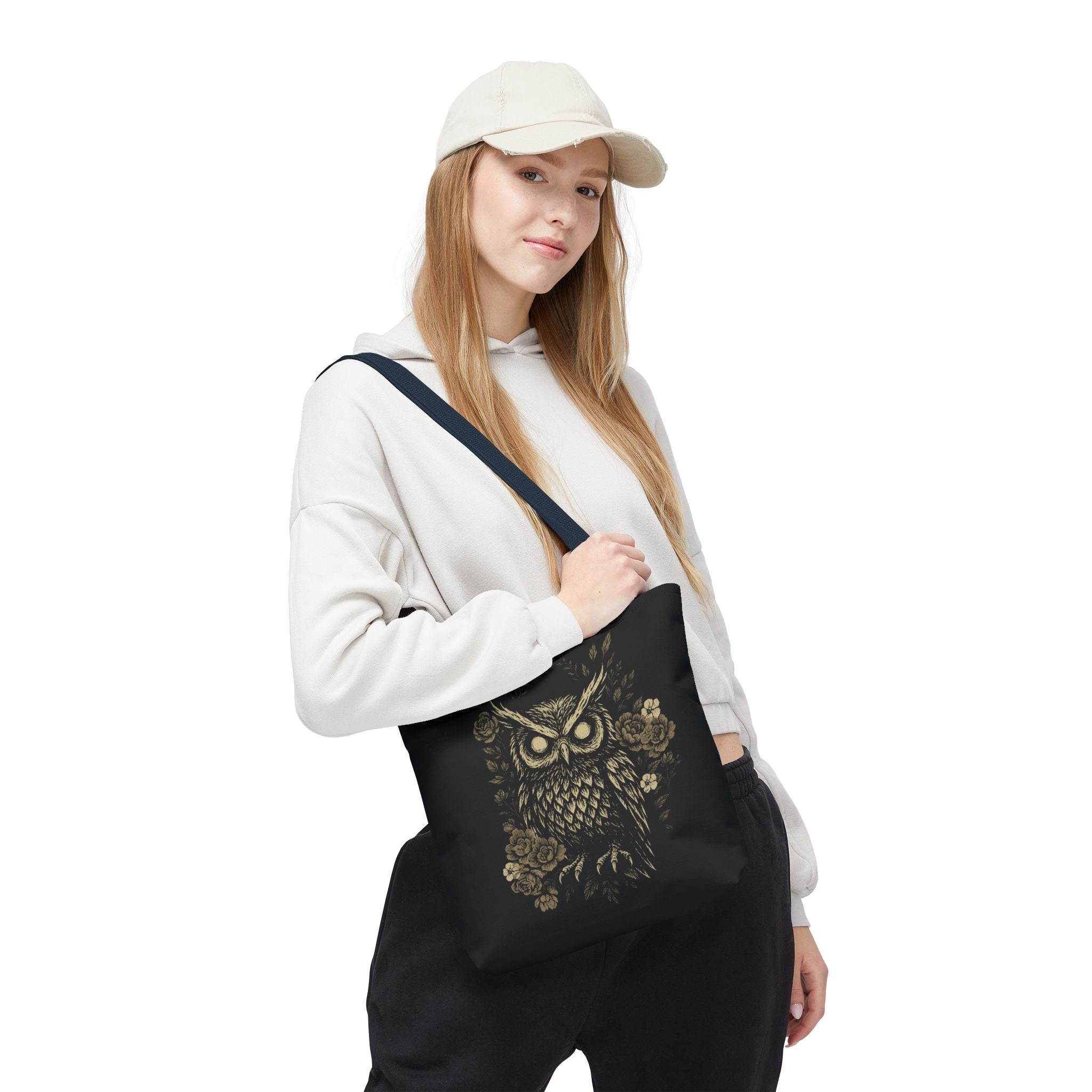 Owl Printed Halloween Tote Bag