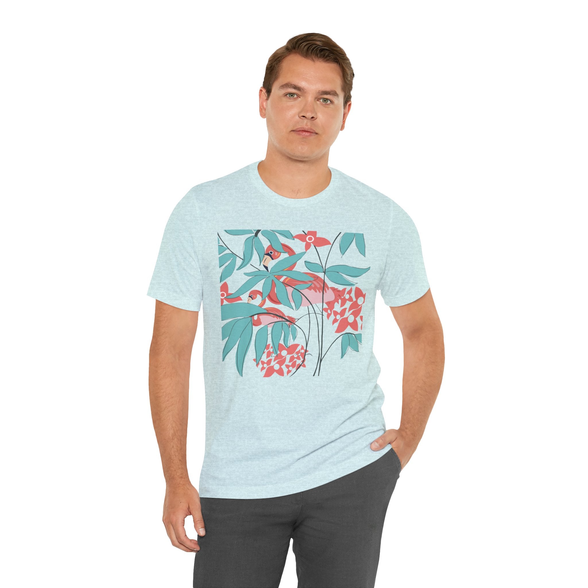 Unisex Soft Cotton Short Sleeve T-Shirt for Active and Leisure Wear