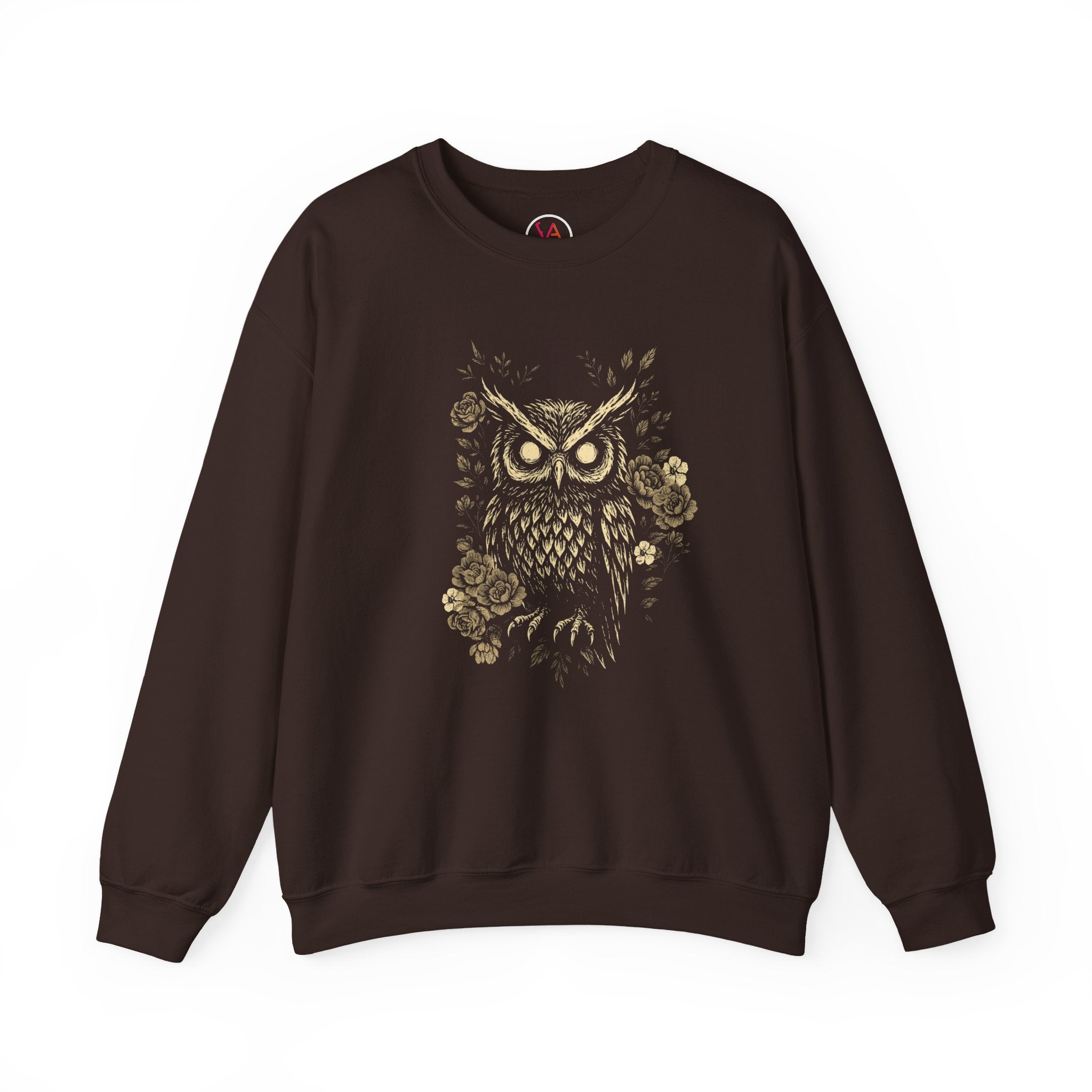Cozy Unisex Owl Pullover Sweatshirt