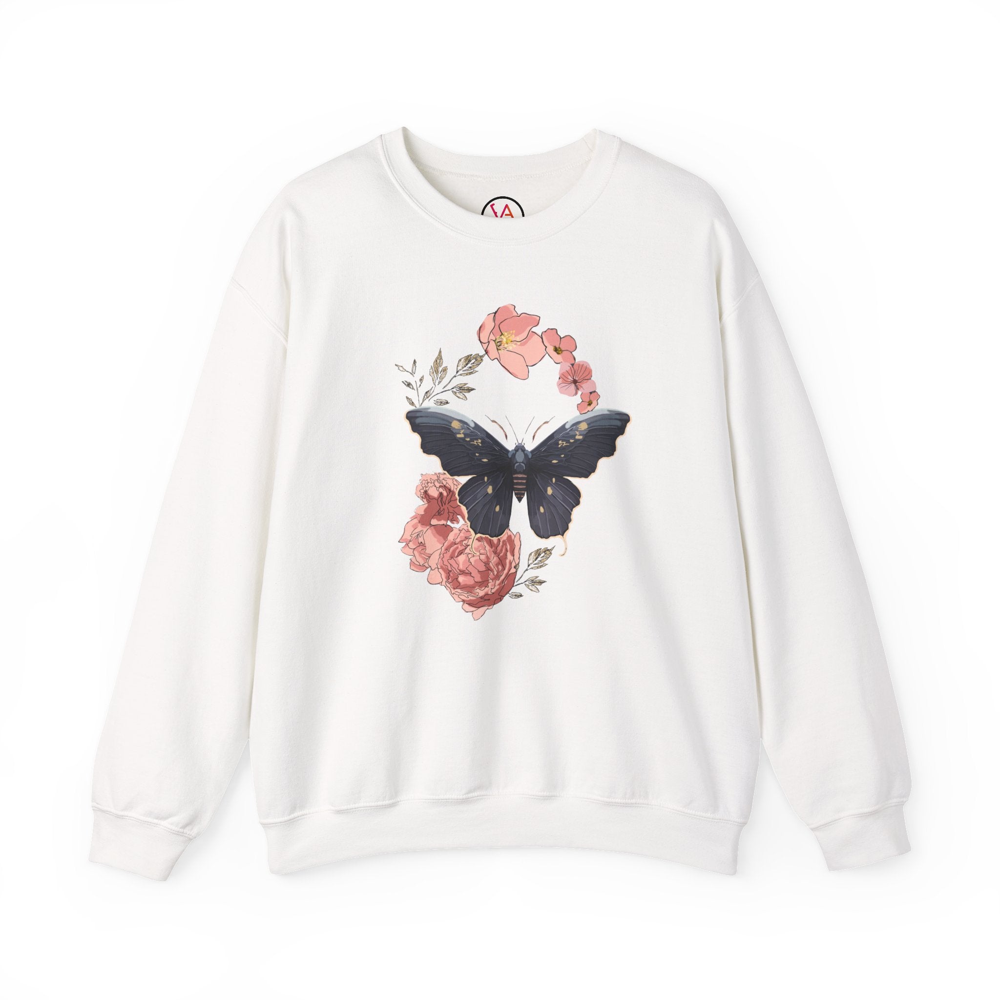 Cozy Unisex  Butterfly Floral Sweatshirt