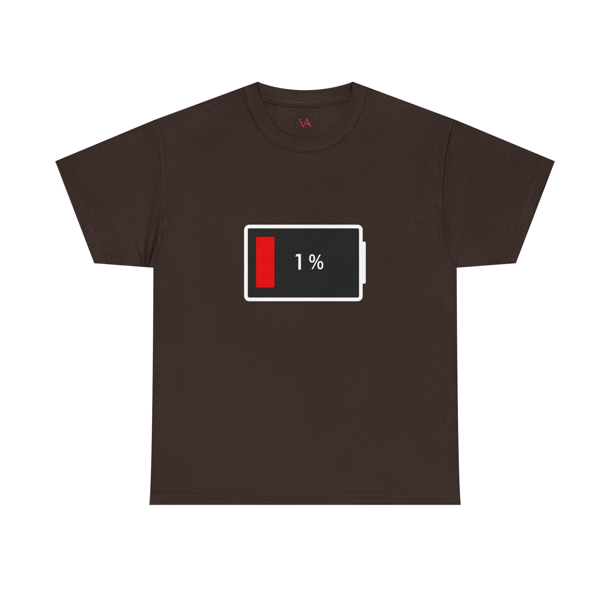 Low Battery Icon Unisex Cotton T-Shirt