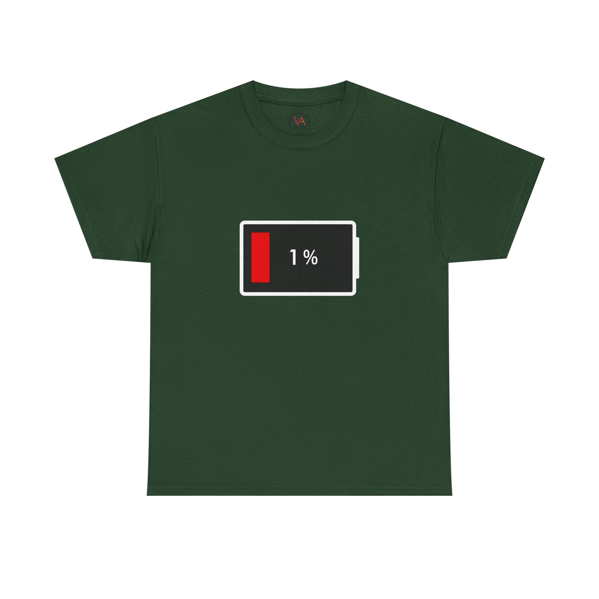 Low Battery Icon Unisex Cotton T-Shirt