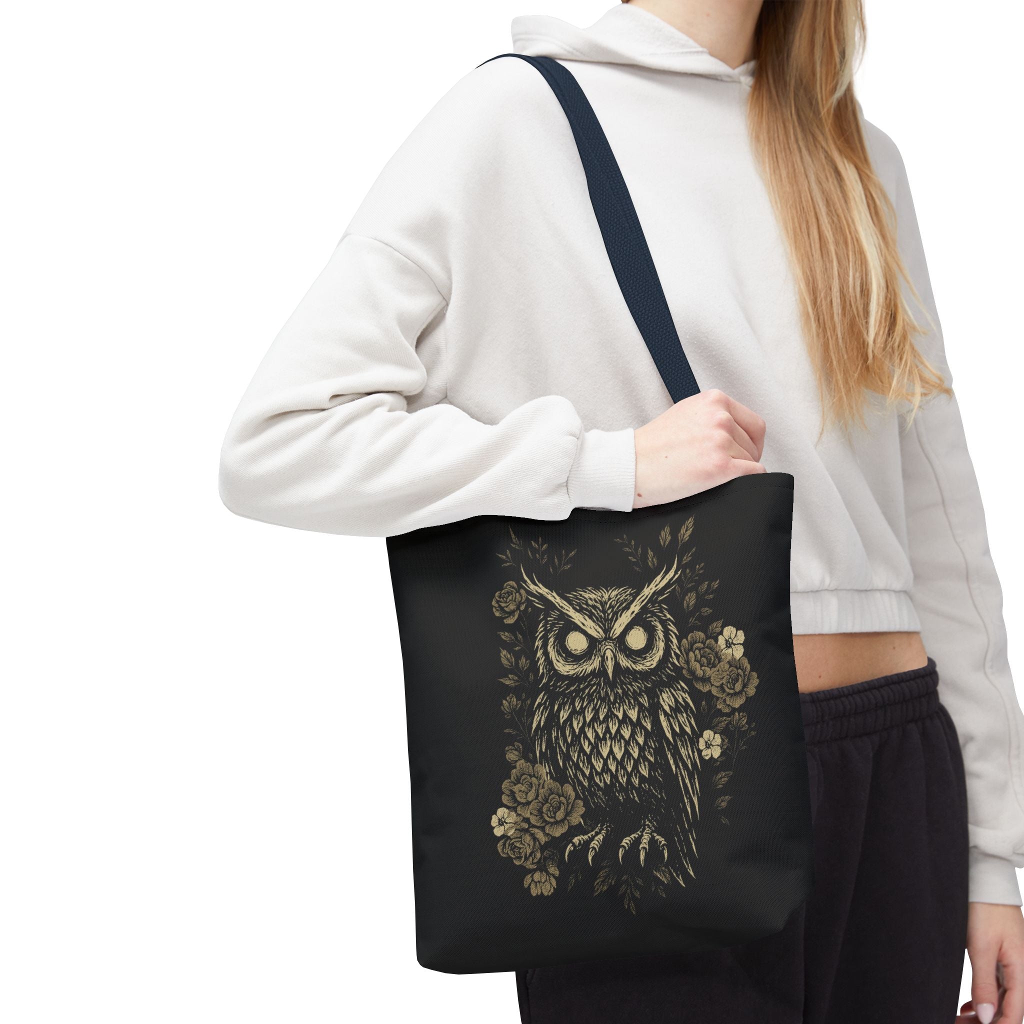 Owl Printed Halloween Tote Bag