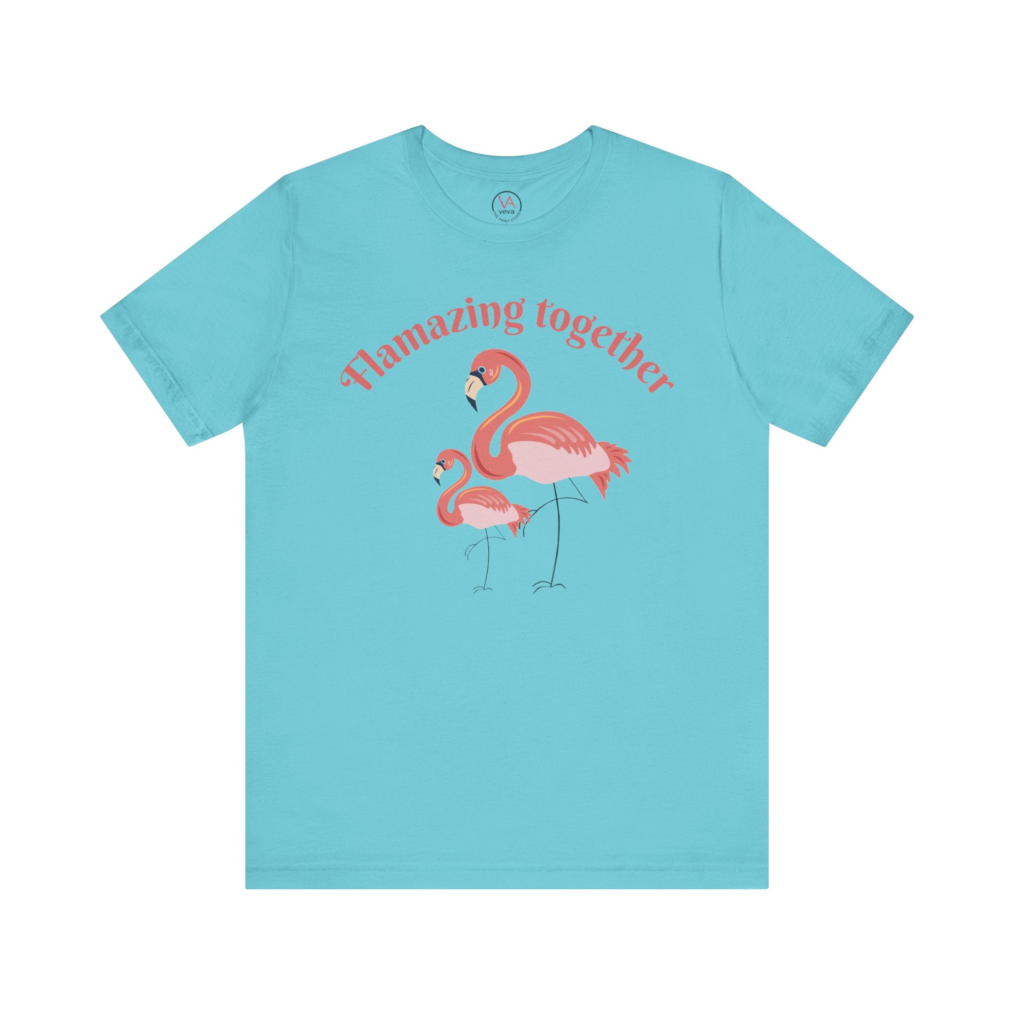 Flamingo Printed Unisex 100% Cotton T-Shirt