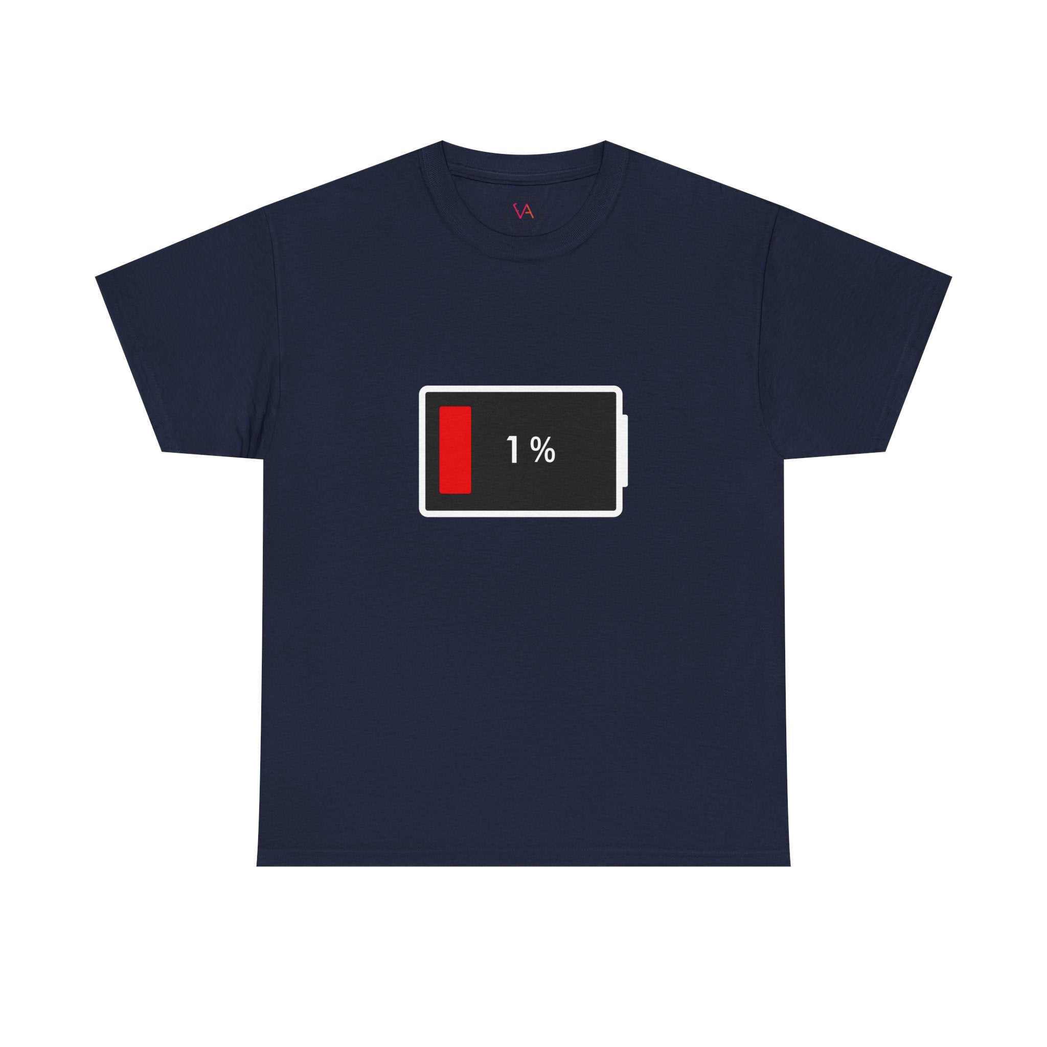 Low Battery Icon Unisex Cotton T-Shirt