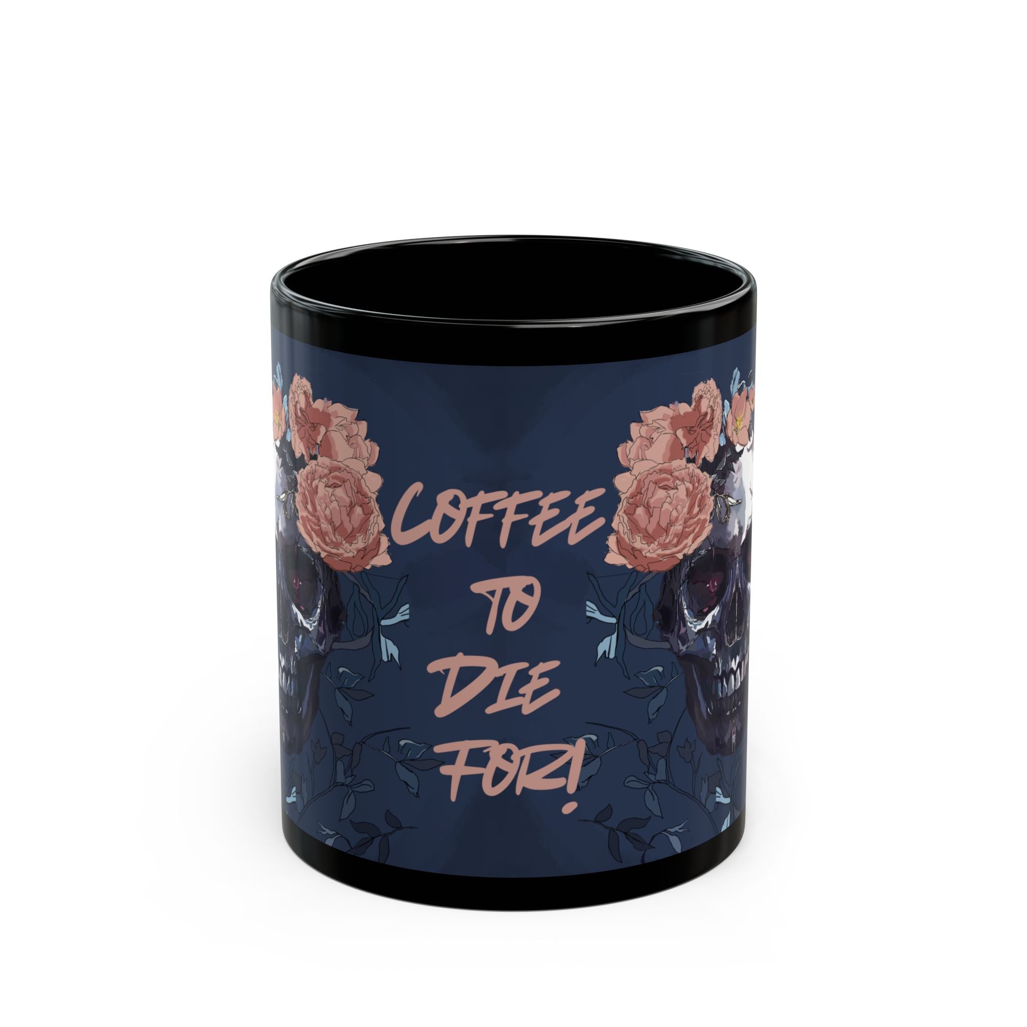 Skull Floral Coffee Mug