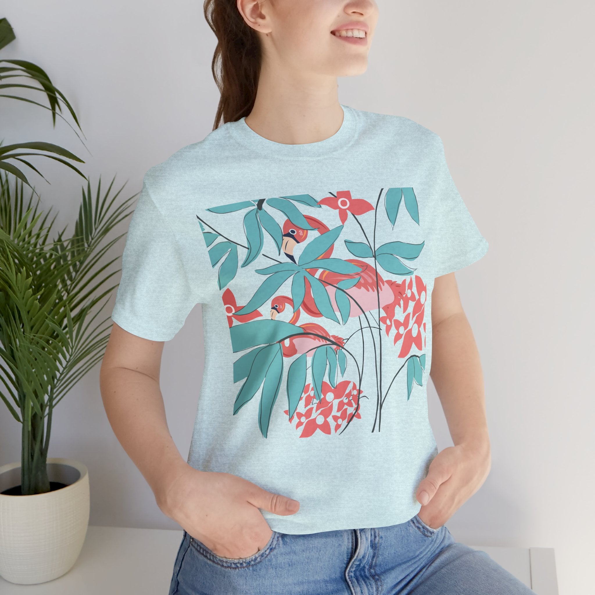 Unisex Soft Cotton Short Sleeve T-Shirt for Active and Leisure Wear