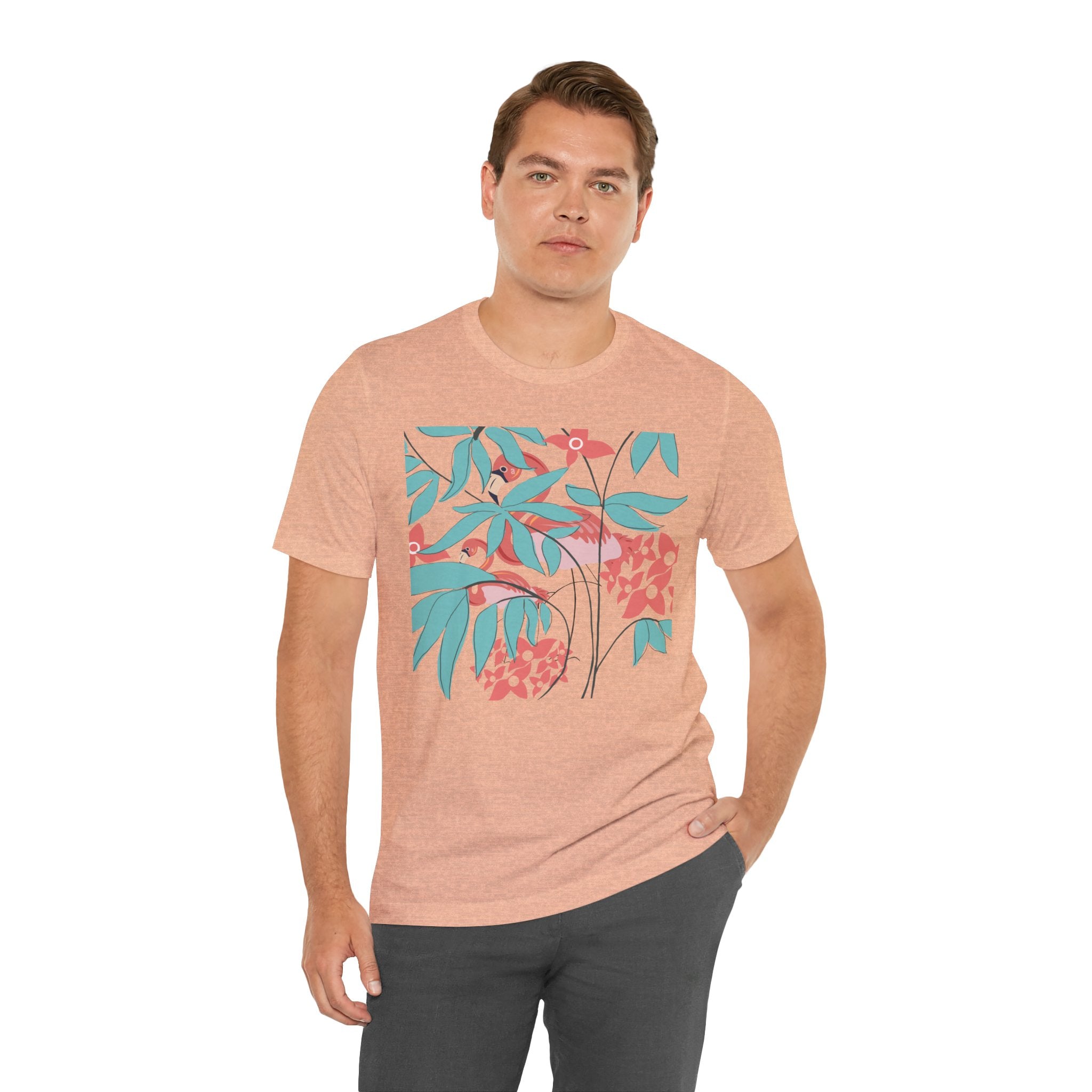 Unisex Soft Cotton Short Sleeve T-Shirt for Active and Leisure Wear