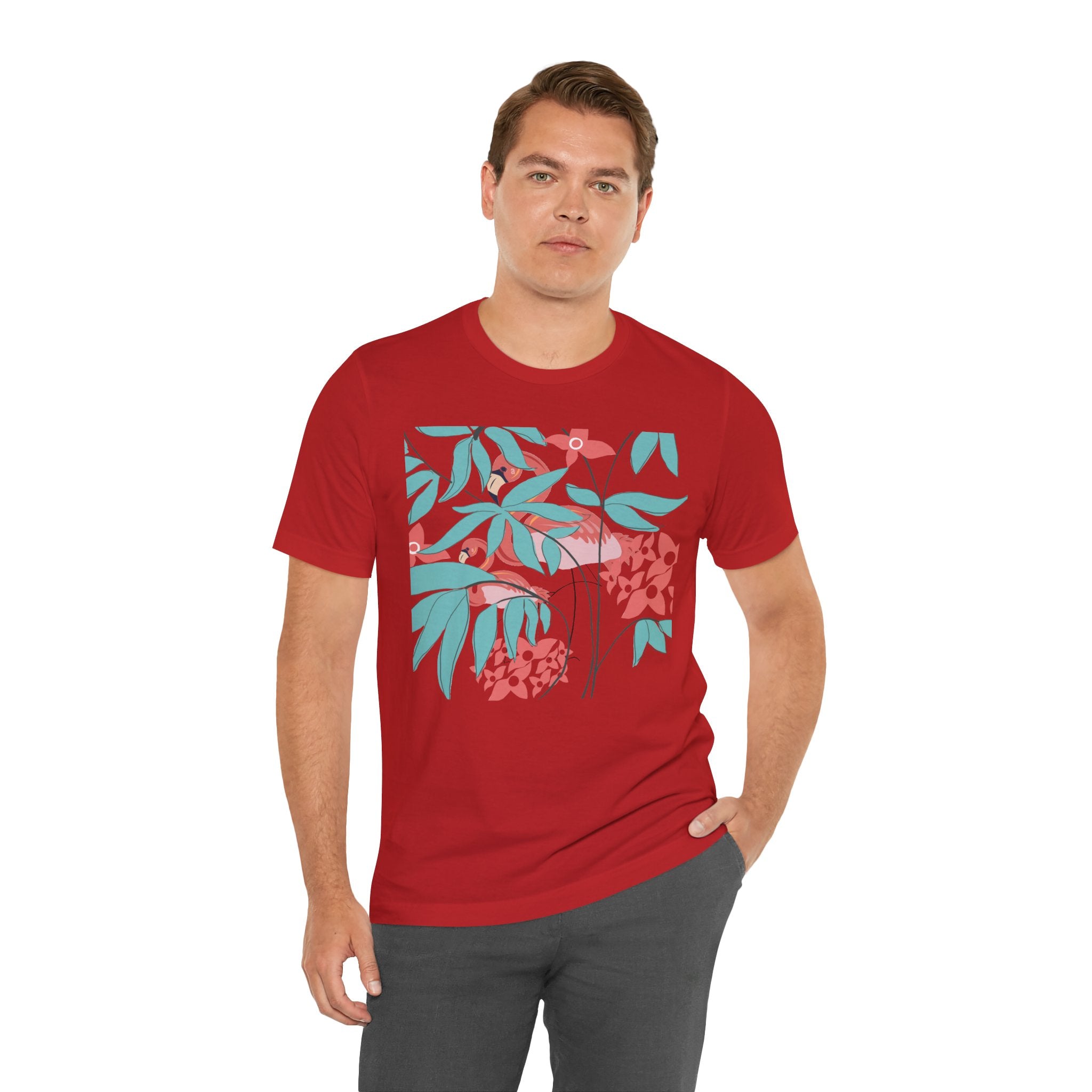 Unisex Soft Cotton Short Sleeve T-Shirt for Active and Leisure Wear