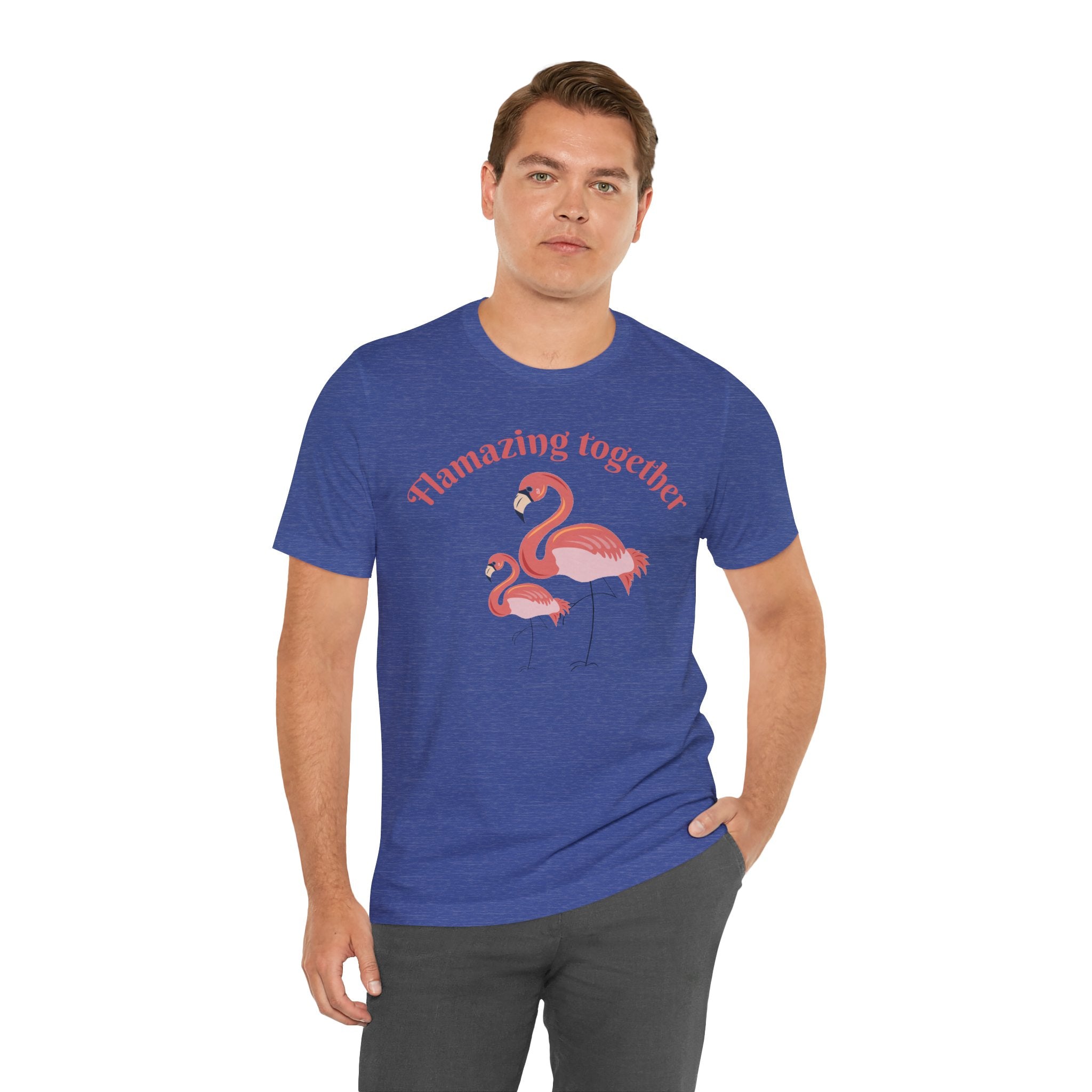 Flamingo Printed Unisex 100% Cotton T-Shirt