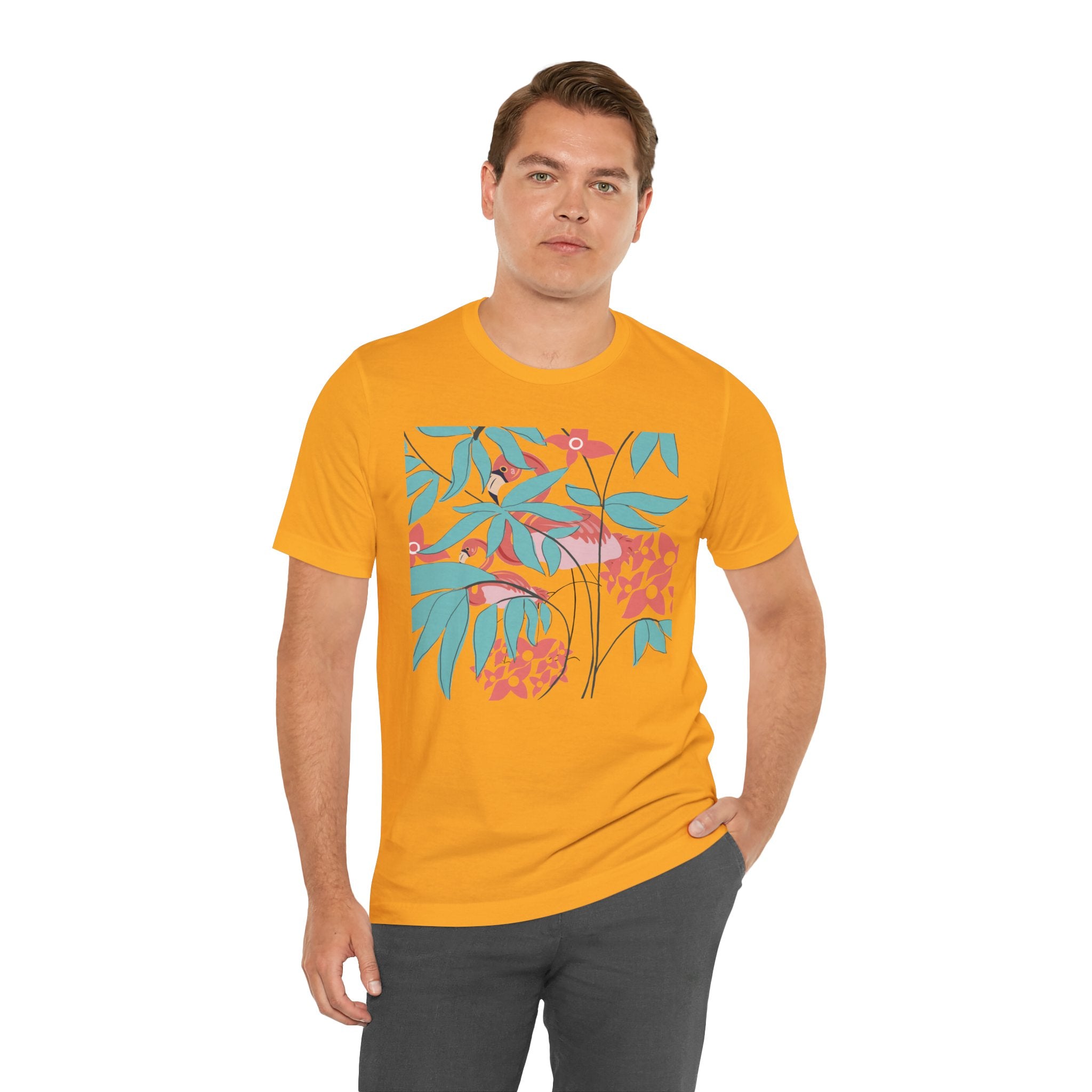 Unisex Soft Cotton Short Sleeve T-Shirt for Active and Leisure Wear