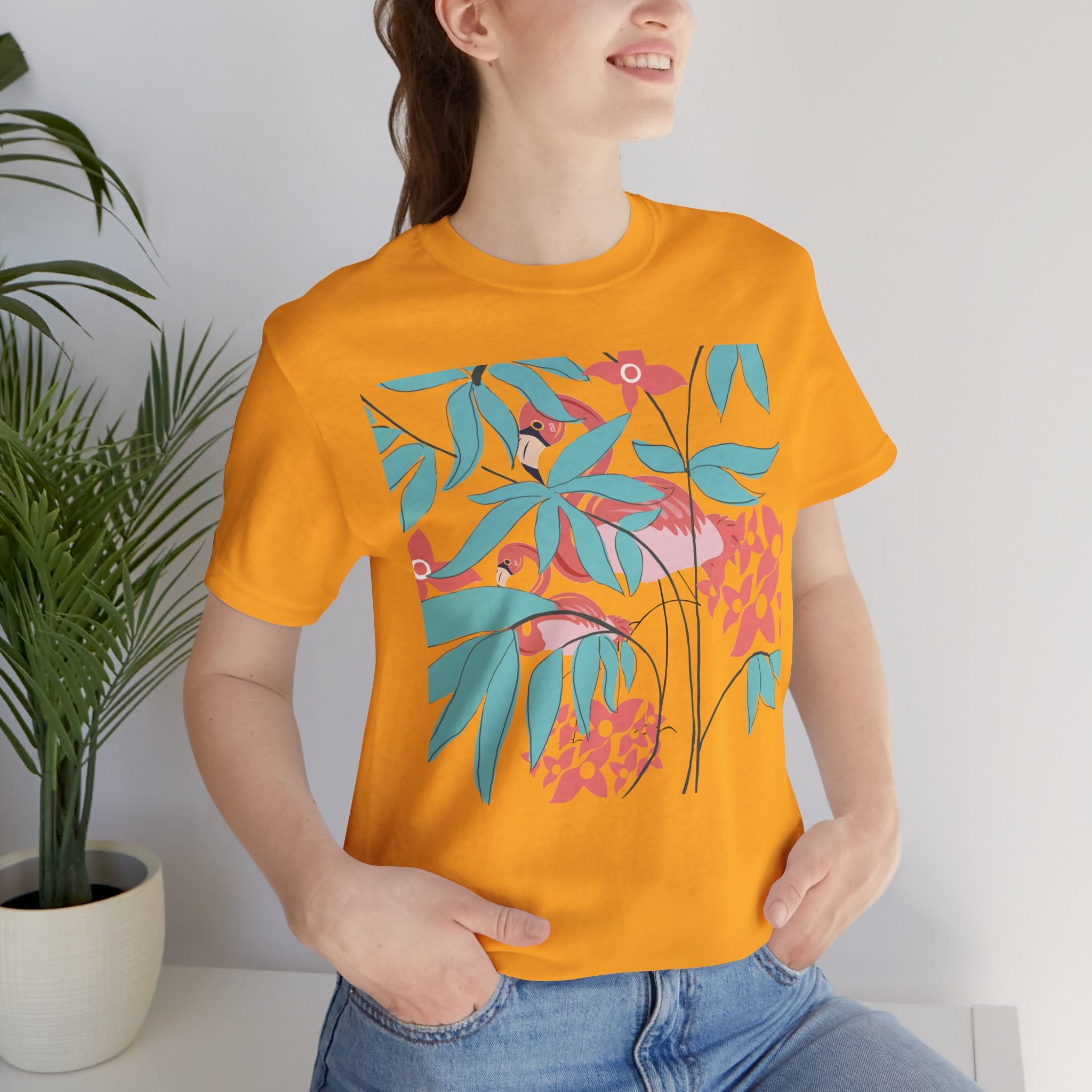 Unisex Soft Cotton Short Sleeve T-Shirt for Active and Leisure Wear
