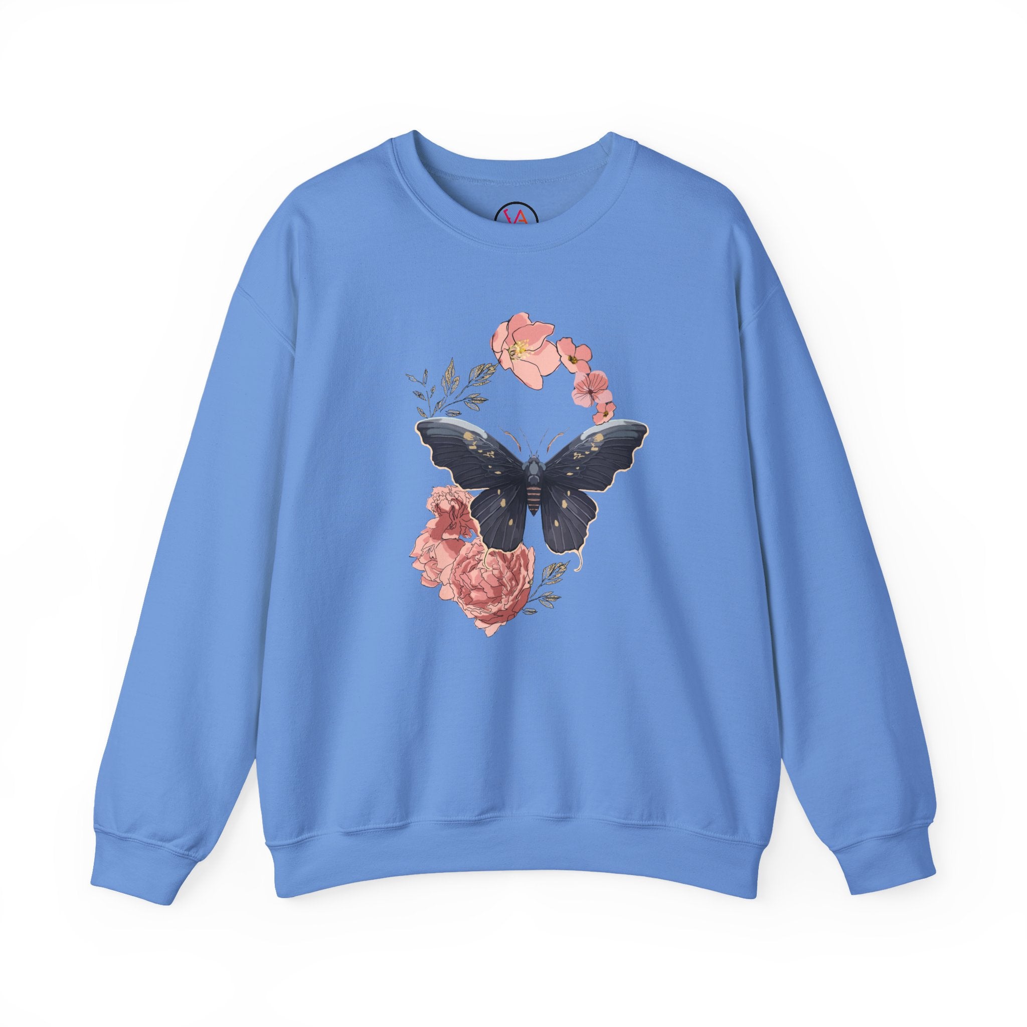 Cozy Unisex  Butterfly Floral Sweatshirt