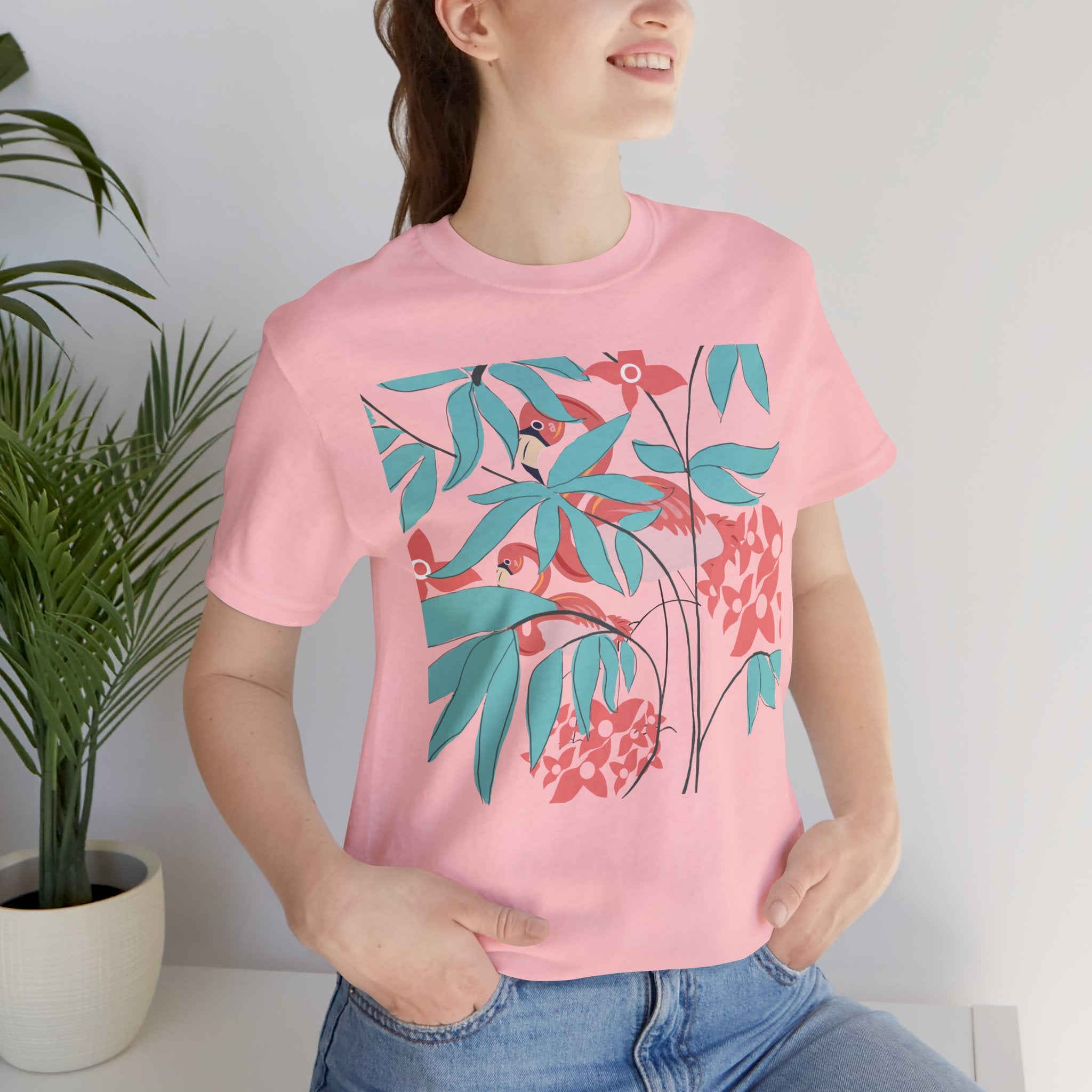Unisex Soft Cotton Short Sleeve T-Shirt for Active and Leisure Wear