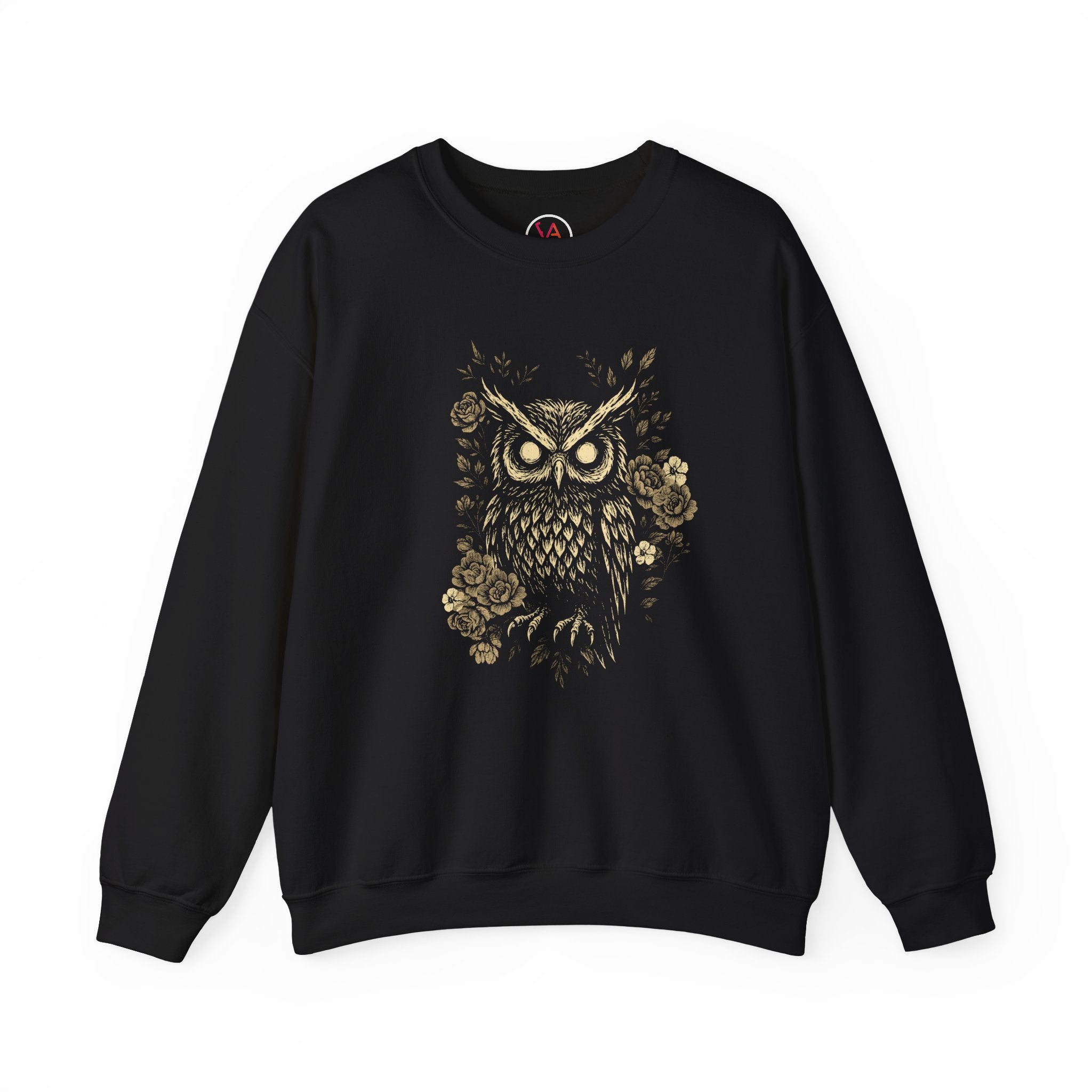 Cozy Unisex Owl Pullover Sweatshirt