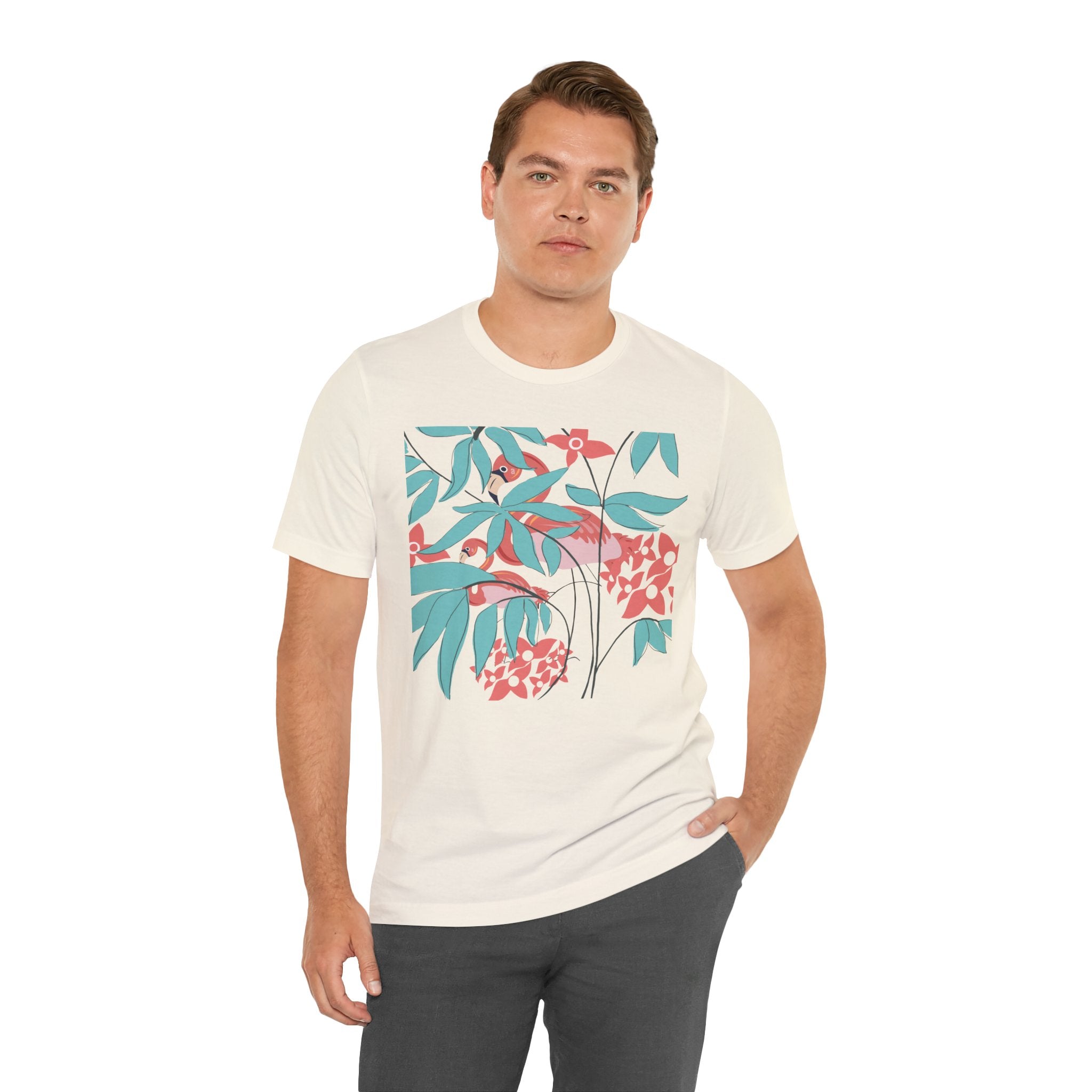Unisex Soft Cotton Short Sleeve T-Shirt for Active and Leisure Wear