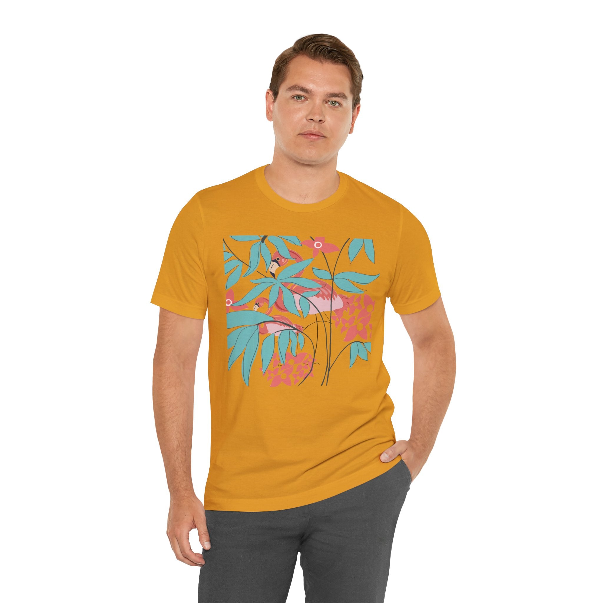 Unisex Soft Cotton Short Sleeve T-Shirt for Active and Leisure Wear