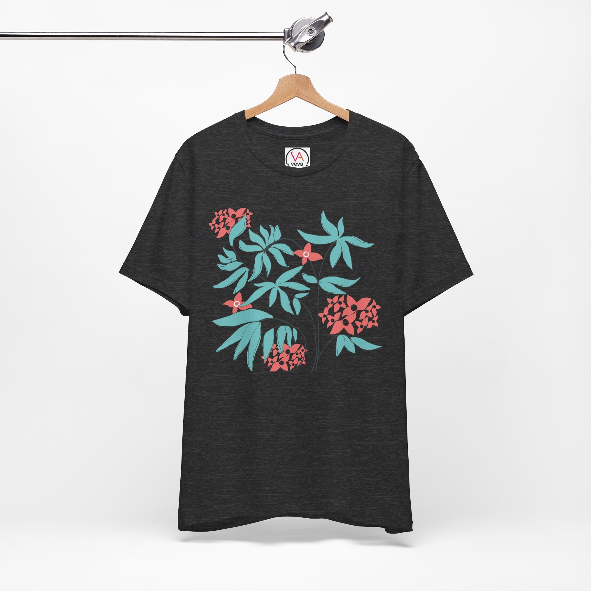 Floral Graphic Unisex Cotton T-Shirt